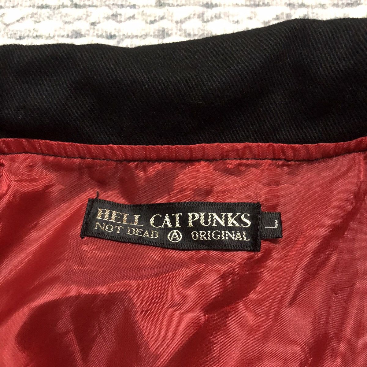 Japanese Brand × Seditionaries × Vintage Rare Hell Cat Punks Double Collar Punk Jacket Size US XXS / EU 40 - 5 Thumbnail