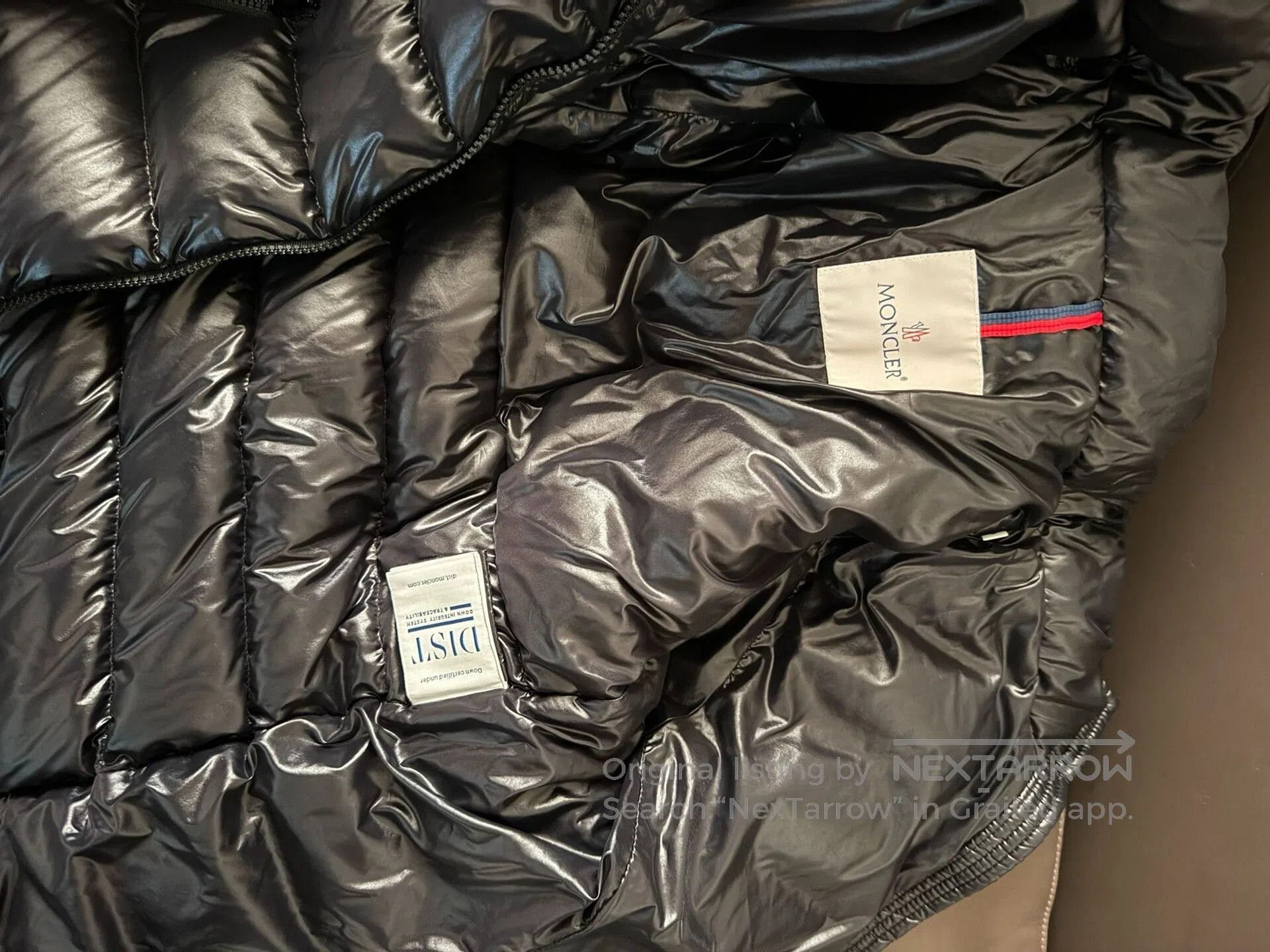 Moncler Moncler Women's Black Shiny Short Hooded Down Jacket. Size L / US 10 / IT 46 - 7 Thumbnail