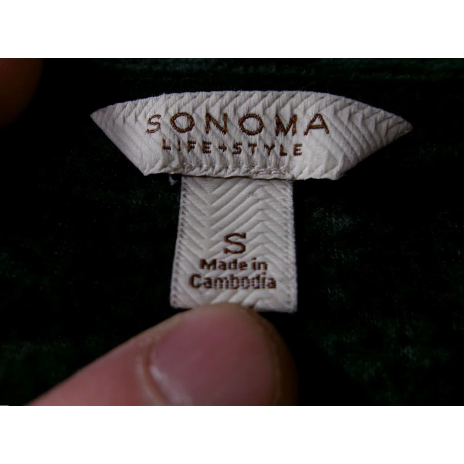 Vintage Sonoma Jacket Women S Black Full Zip Pocket Hiking Camp Outdoor Casual Regular Fit 80s 90s Style Size S / US 4 / IT 40 - 6 Thumbnail