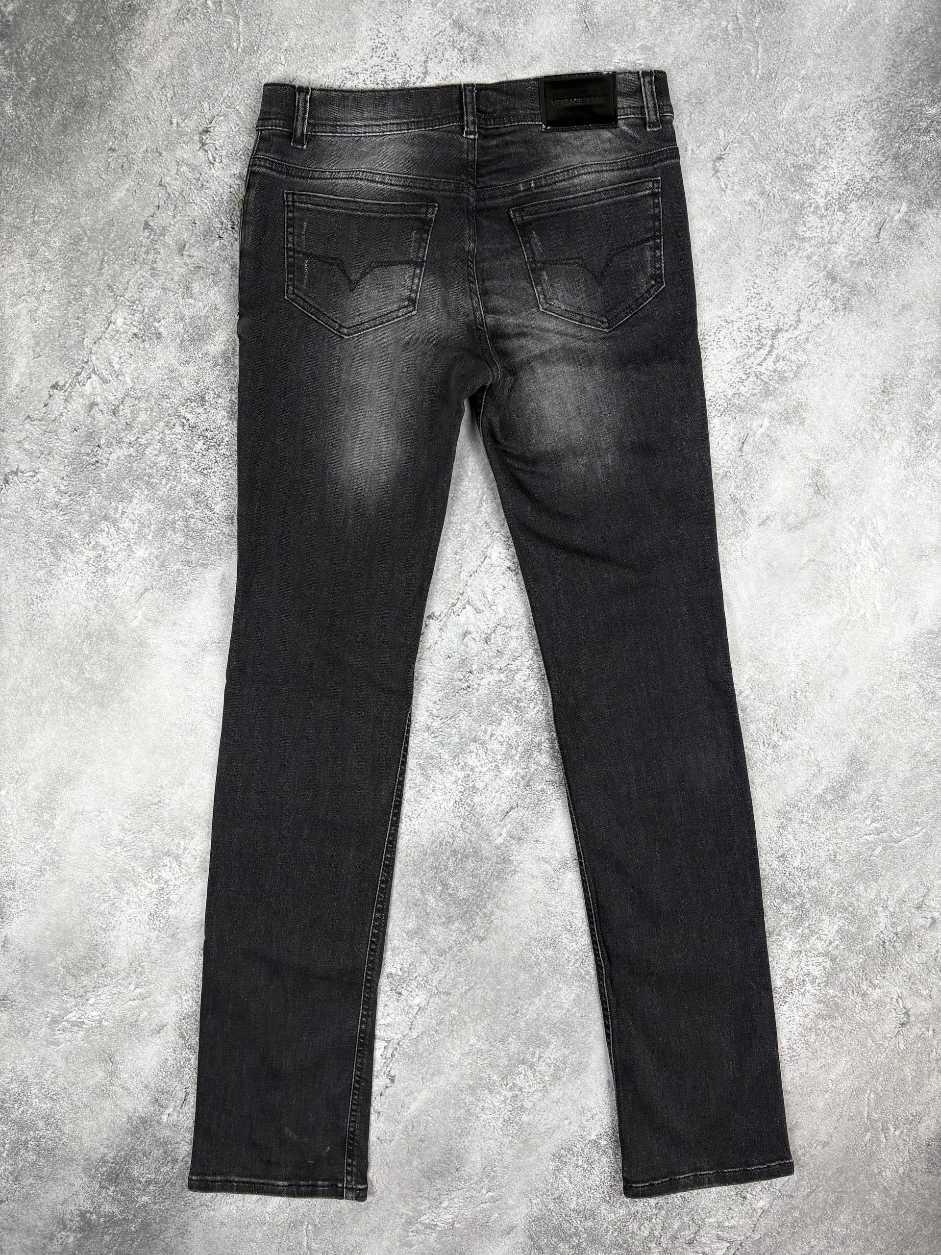 Versace Versace Jeans Couture Black Pants Womens Luxury Italy IT 40 Size 27" / US 4 / IT 40 - 7 Thumbnail