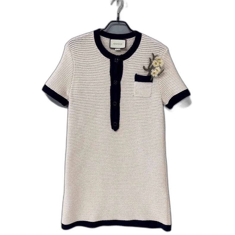 Gucci Floral Logo Knitted Dress by Gucci-2505 Size M / US 6-8 / IT 42-44 - 1 Thumbnail
