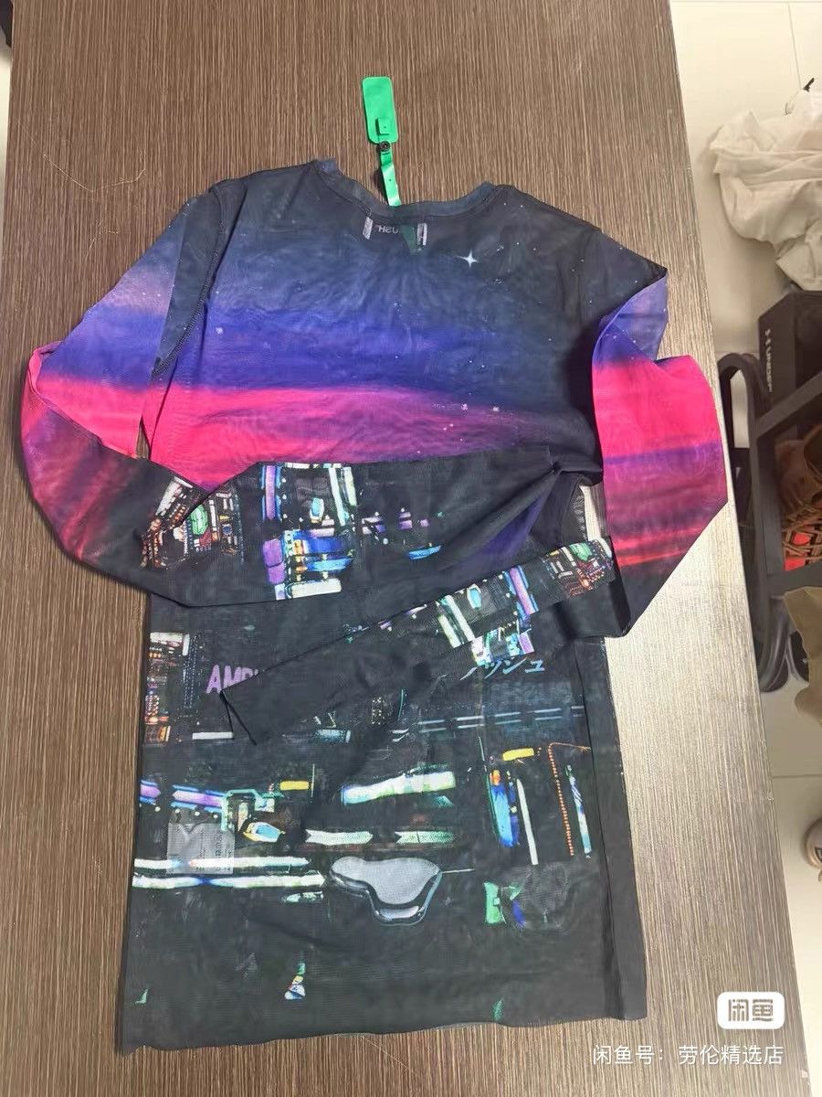 Ambush Design ambush neon city night print long sleeve tshirt balenciaga Size US M / EU 48-50 / 2 - 2 Thumbnail