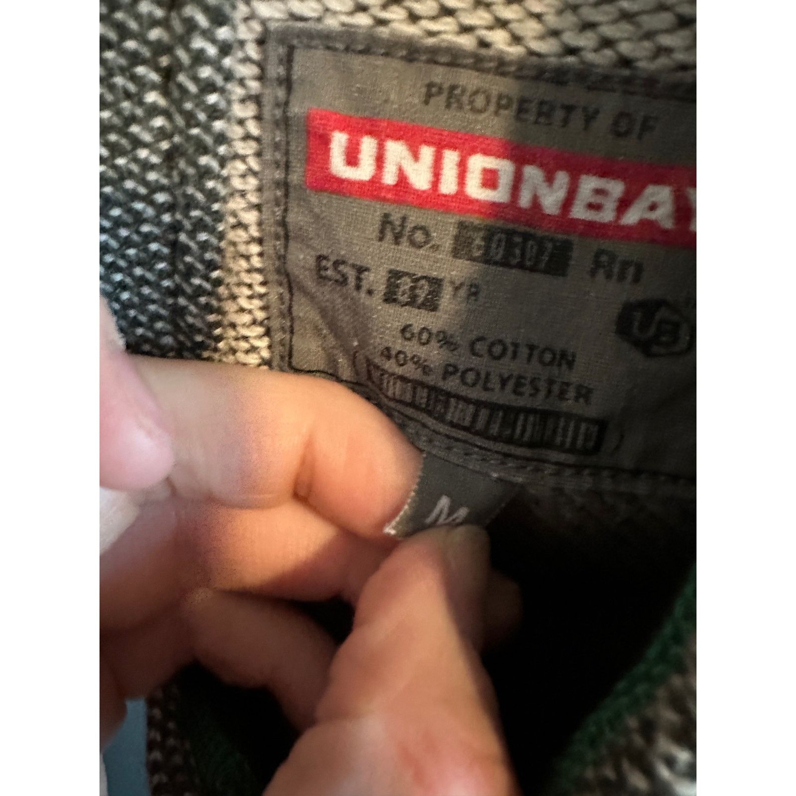 UNIONBAY Unionbay Long Sleeve Zip Up Lightweight Cotton Blend Jacket Size US M / EU 48-50 / 2 - 18 Thumbnail