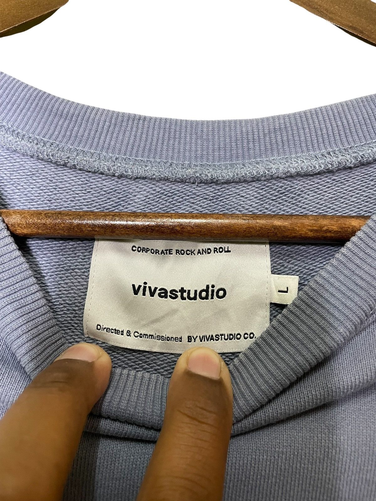 Vivastudio VIVA STUDIO CREWNECK SMALL LOGO PRINTED SWEATSHIRT SIZE L Size US L / EU 52-54 / 3 - 7 Thumbnail