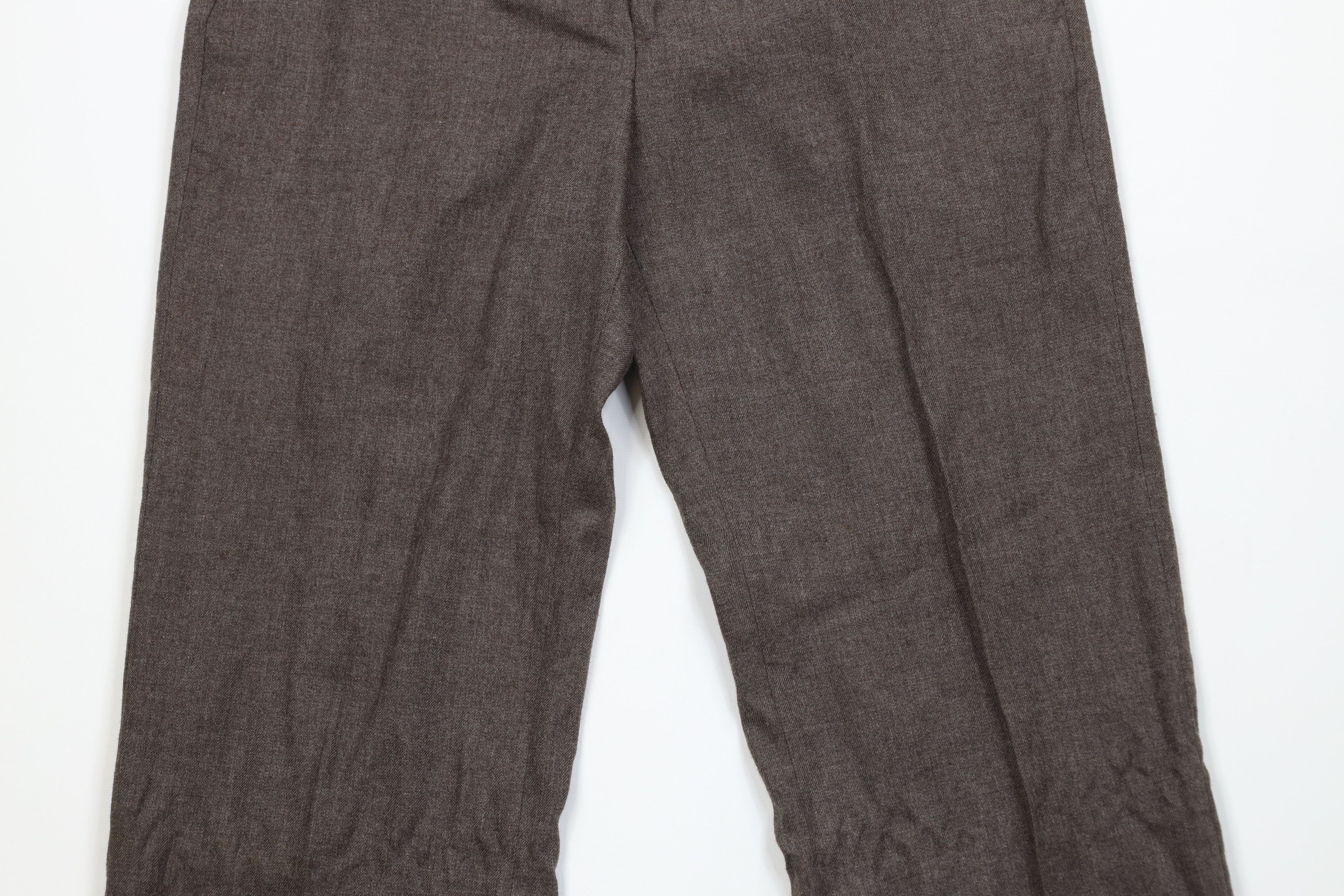 Vintage Deadstock Vintage 70s Streetwear Wide Leg Chino Pants Brown Size US 32 / EU 48 - 3 Thumbnail