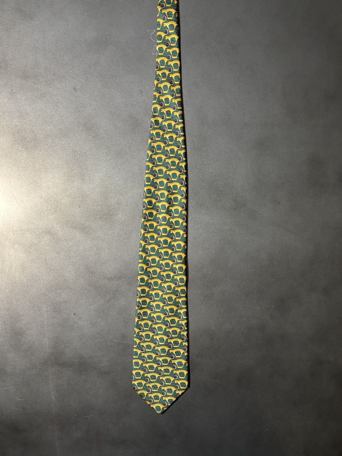 Christian Dior Monsieur Vintage Christian Dior Tie 1990s All Over Print Pattern Silk Size ONE SIZE - 3 Thumbnail
