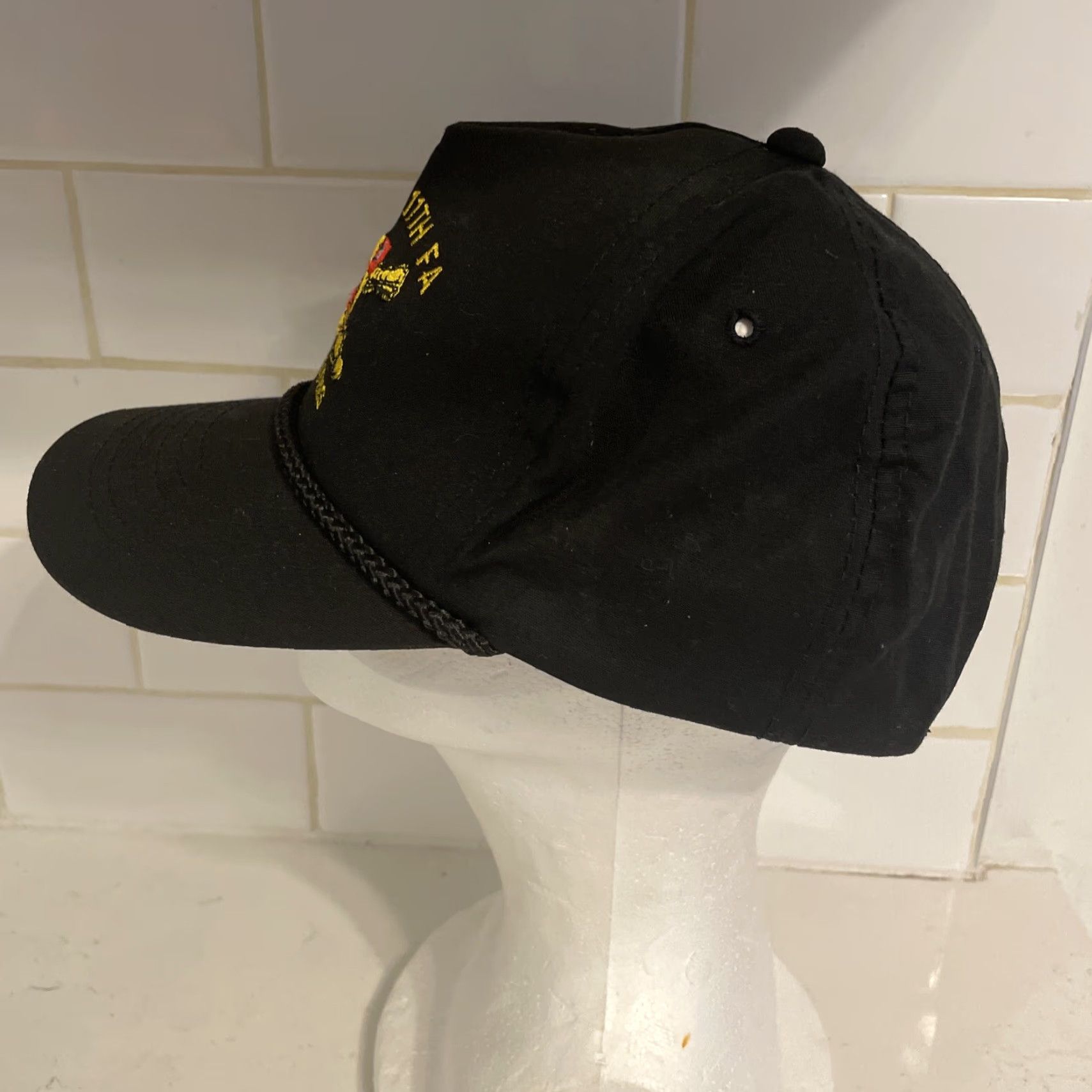 Vintage YoungAn Military 3rd BN 11th FA Black Lion Embroidered Adjustable Hat Cap VtG Men Women Baseball Cap Size ONE SIZE - 4 Thumbnail