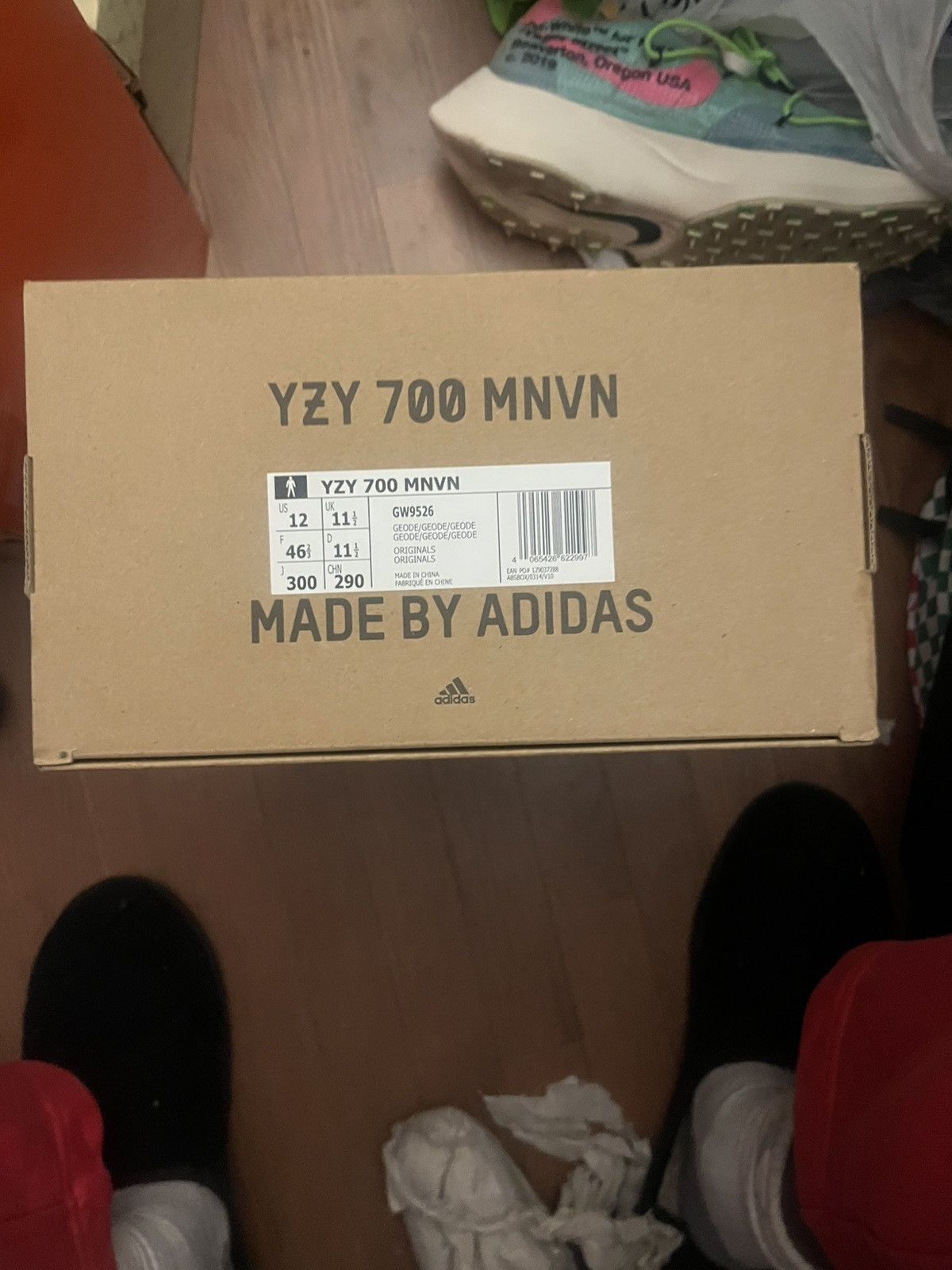 Kanye West Grey Yeezy 700 MNVM Size US 12 / EU 45 - 7 Thumbnail