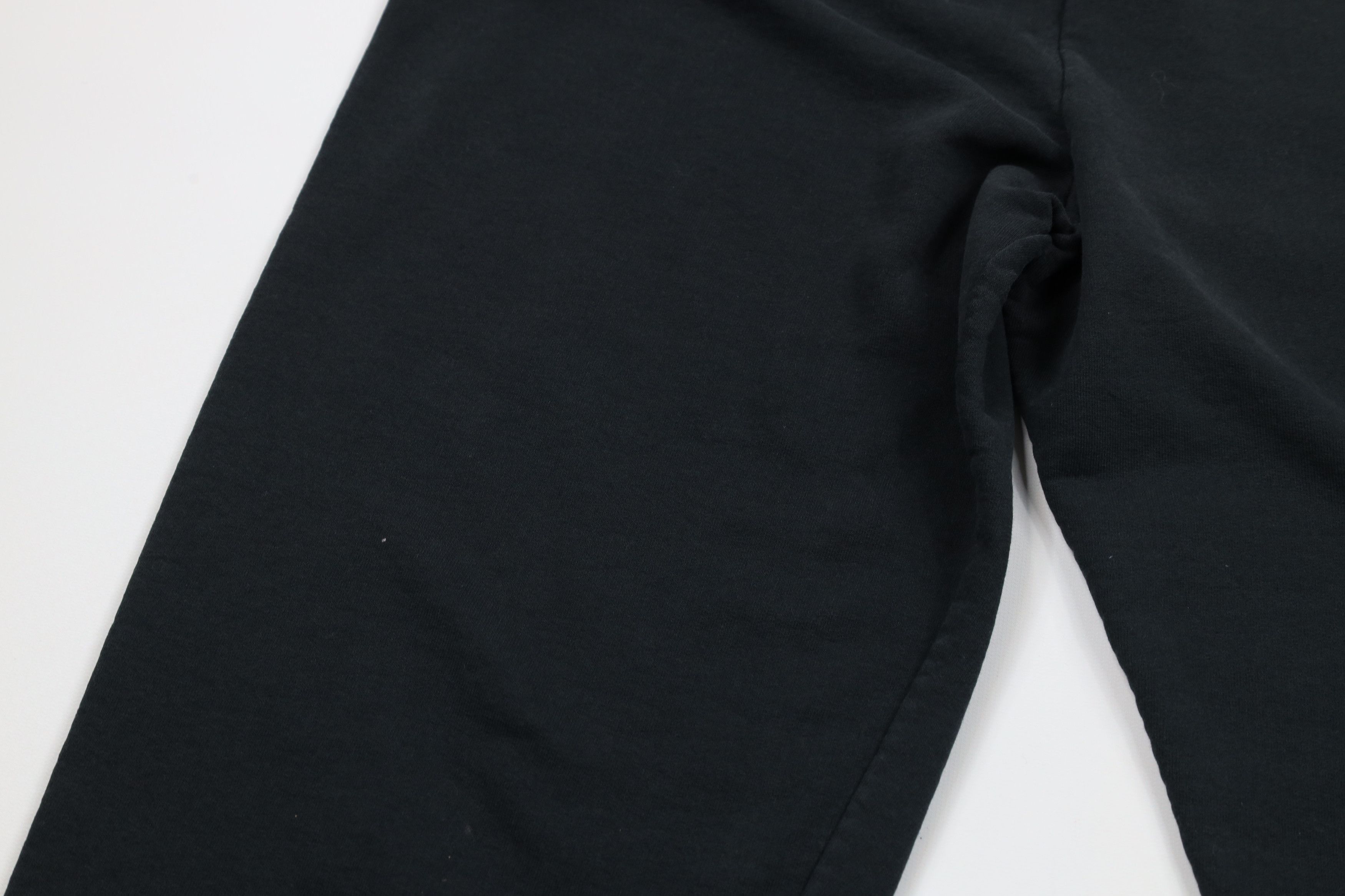 Vintage Vintage 90s Streetwear Blank Sweatpants Pants Black Size US 34 / EU 50 - 6 Thumbnail