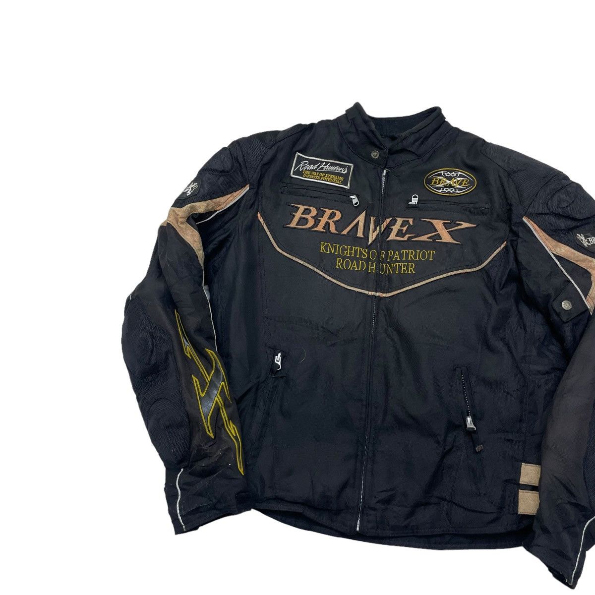 Japanese Brand 💥Vintage Japanese Brand Brave Motorcycle Jacket Size US L / EU 52-54 / 3 - 4 Thumbnail
