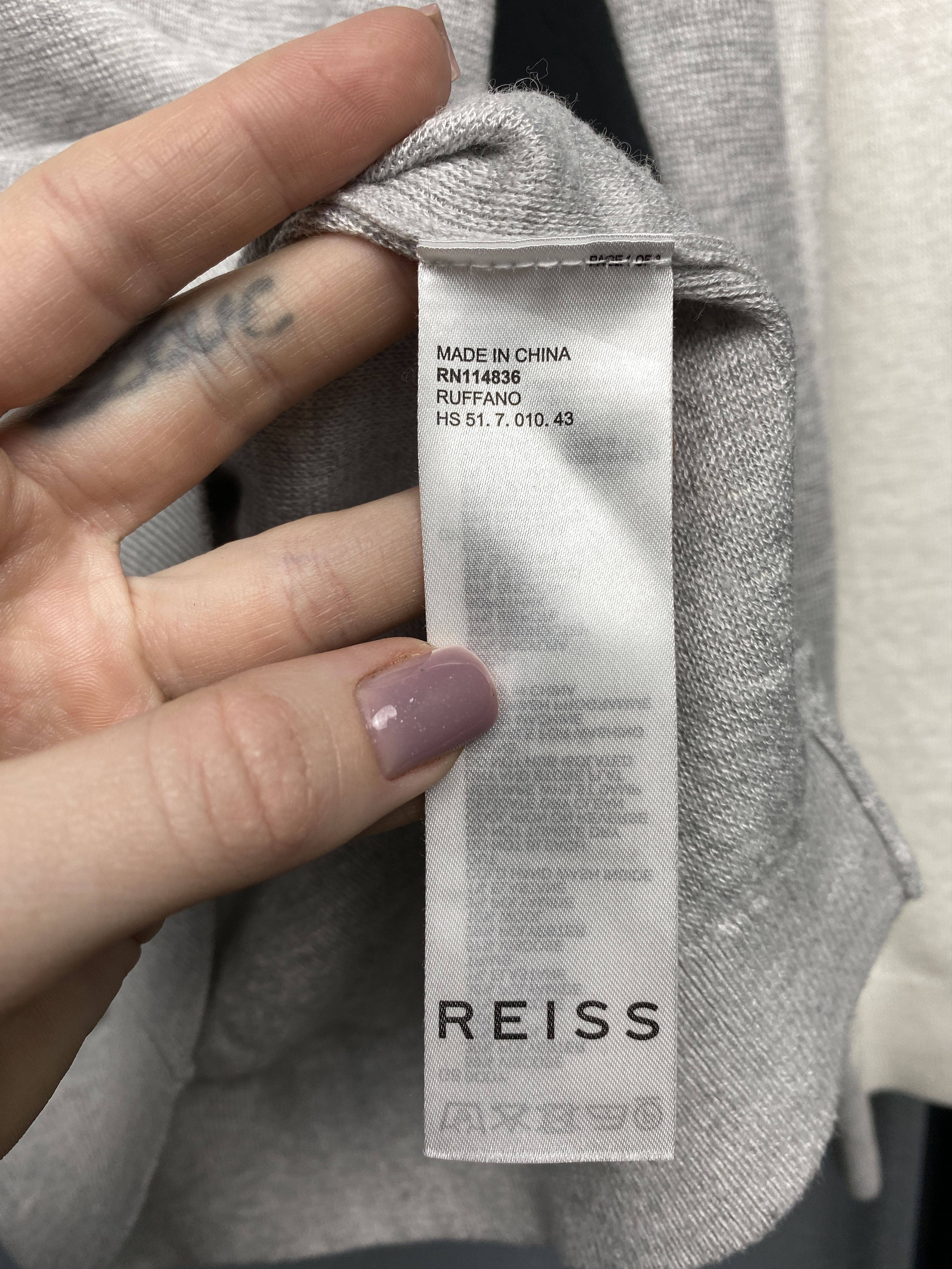 Reiss Reiss Mens Long Sleeve Polo Shirt Size US L / EU 52-54 / 3 - 4 Thumbnail