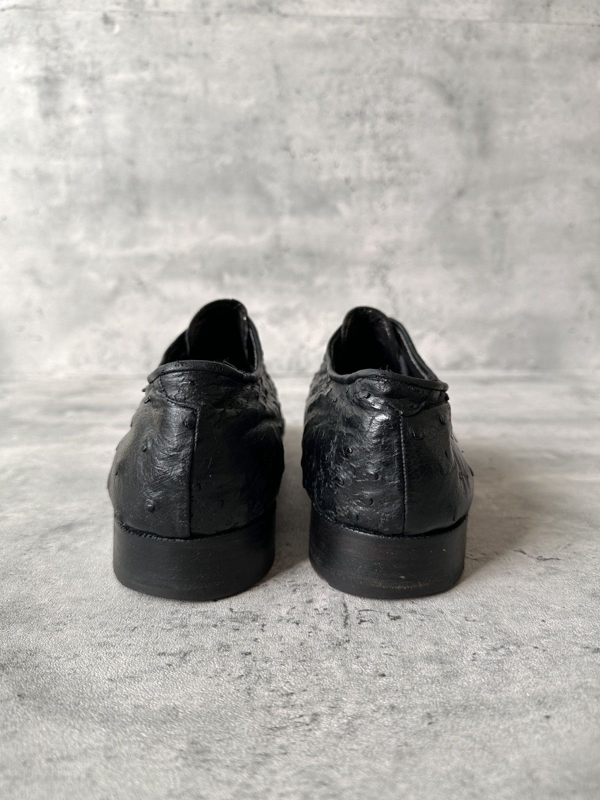 Other 1960-1970s AUSTRIAN HANDMADE OSTRICH LEATHER DERBY Size US 9 / EU 42 - 14 Thumbnail