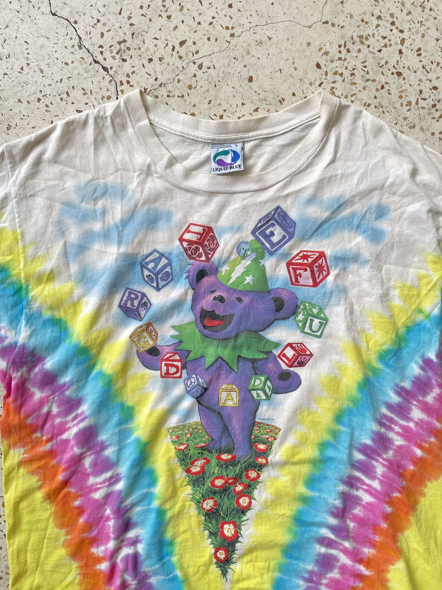 Band Tees Vintage tee early ‘00 Grateful Dead Tie Dye “Dancing Bears” Size US XL / EU 56 / 4 - 2 Thumbnail