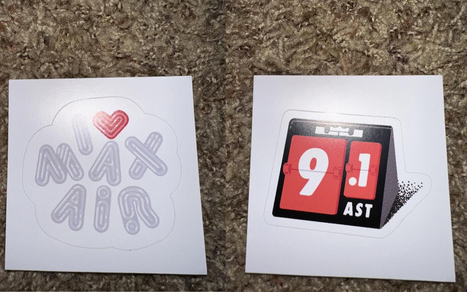 Nike Rare Unreleased Nike Lebron James Career Highlights Sticker Pack Size ONE SIZE - 8 Thumbnail