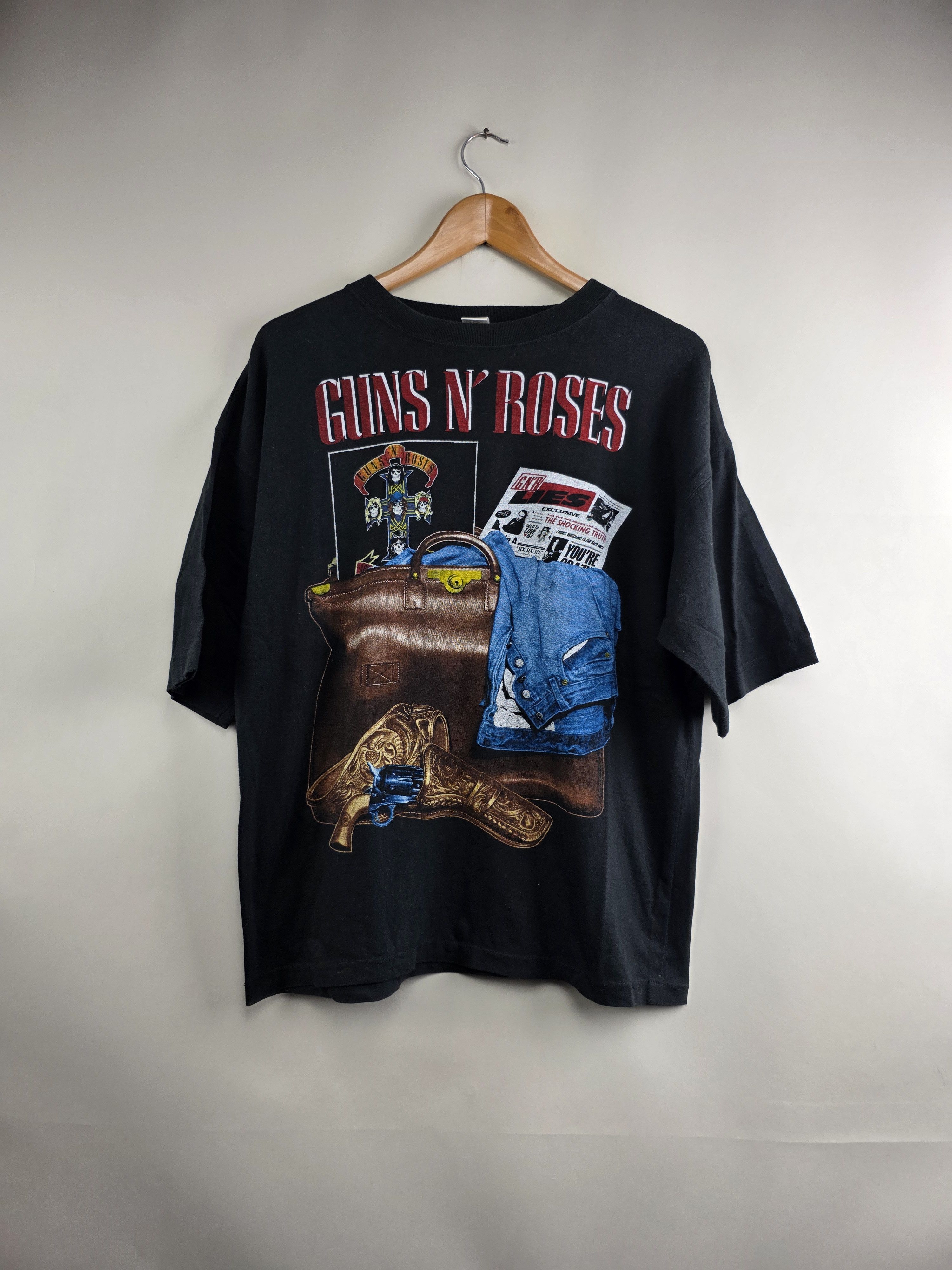 Band Tees × Vintage 90s Guns N Roses Lies L 22" 26" Size US L / EU 52-54 / 3 - 1 Thumbnail