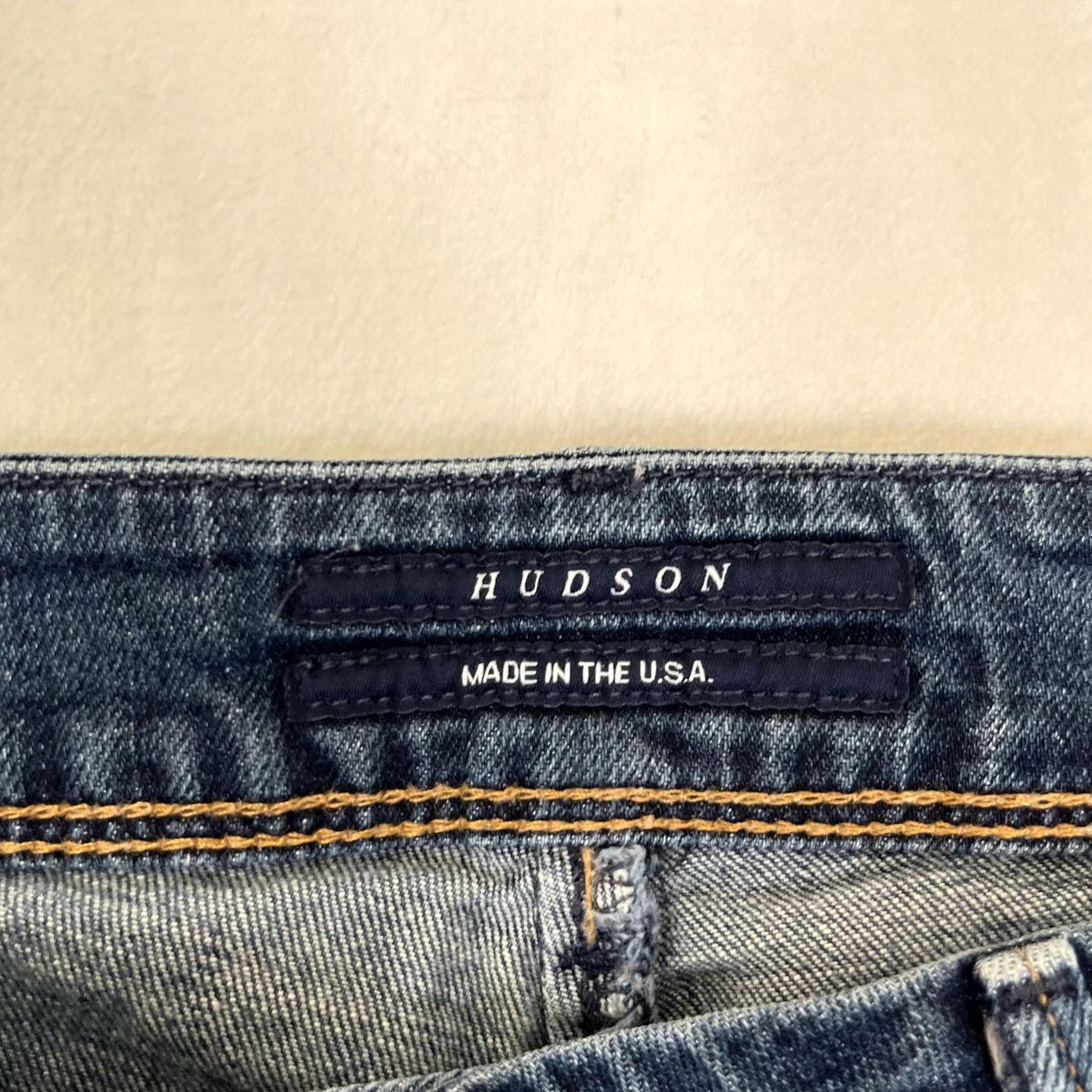 Hudson Hudson Jeans Womens Skinny Blue Medium Wash 31 Stretch Denim Made In USA Size 24" / US 00 / IT 34 - 5 Thumbnail