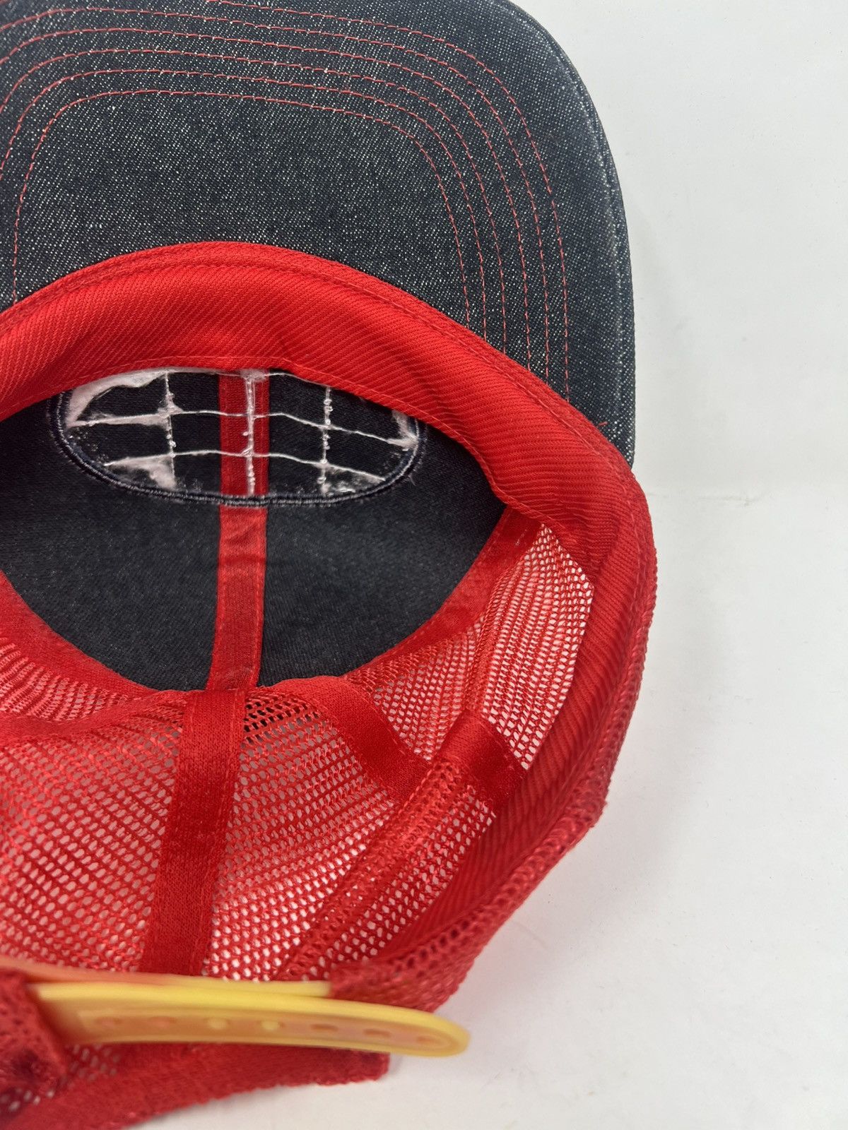 Japanese Brand Winner Motorization Heavy Road Chain Trucker Hat Cap Size ONE SIZE - 8 Thumbnail