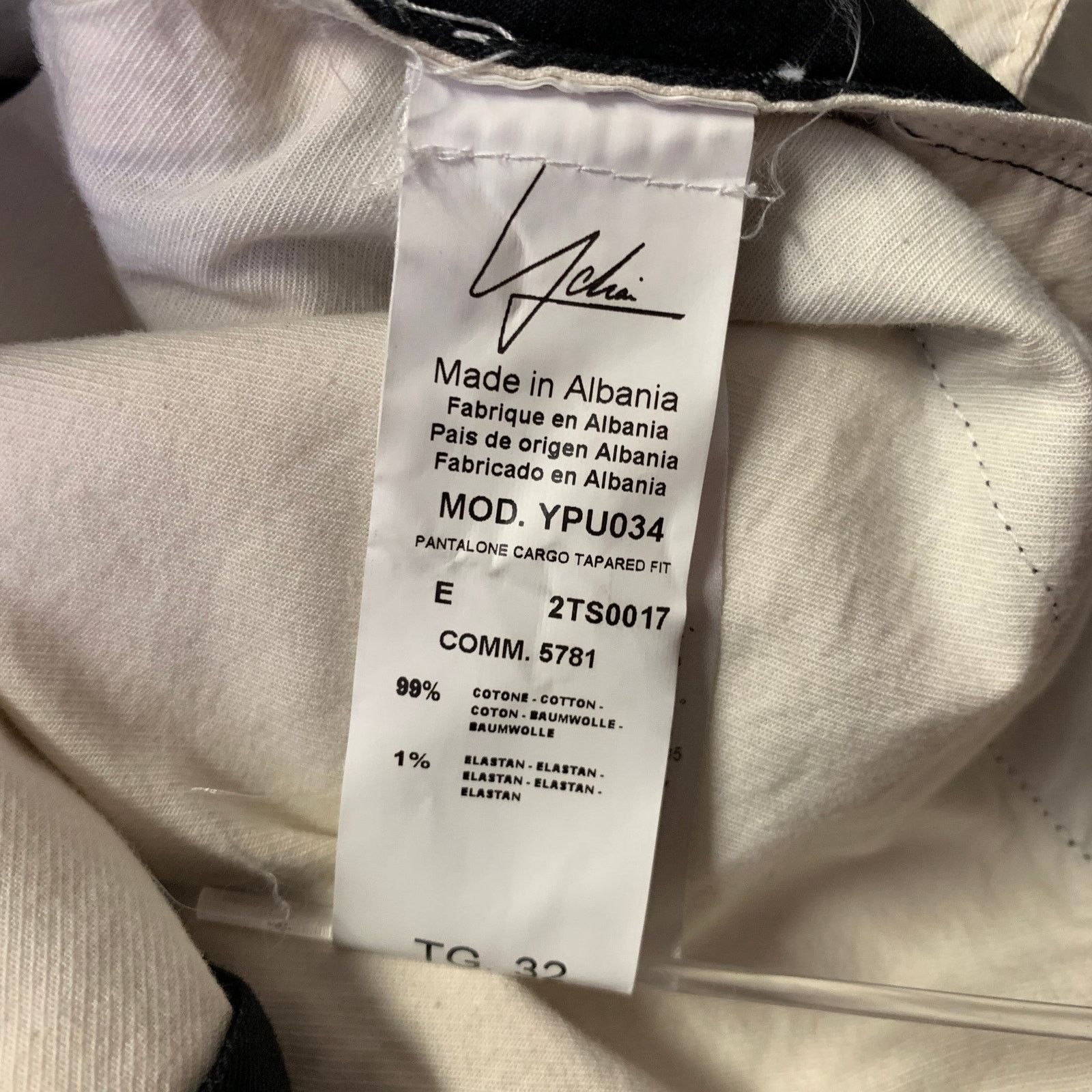 Other YCHAI Size 34 Black Solid Cotton Blend Cargo Casual Pants Size US 34 / EU 50 - 5 Thumbnail