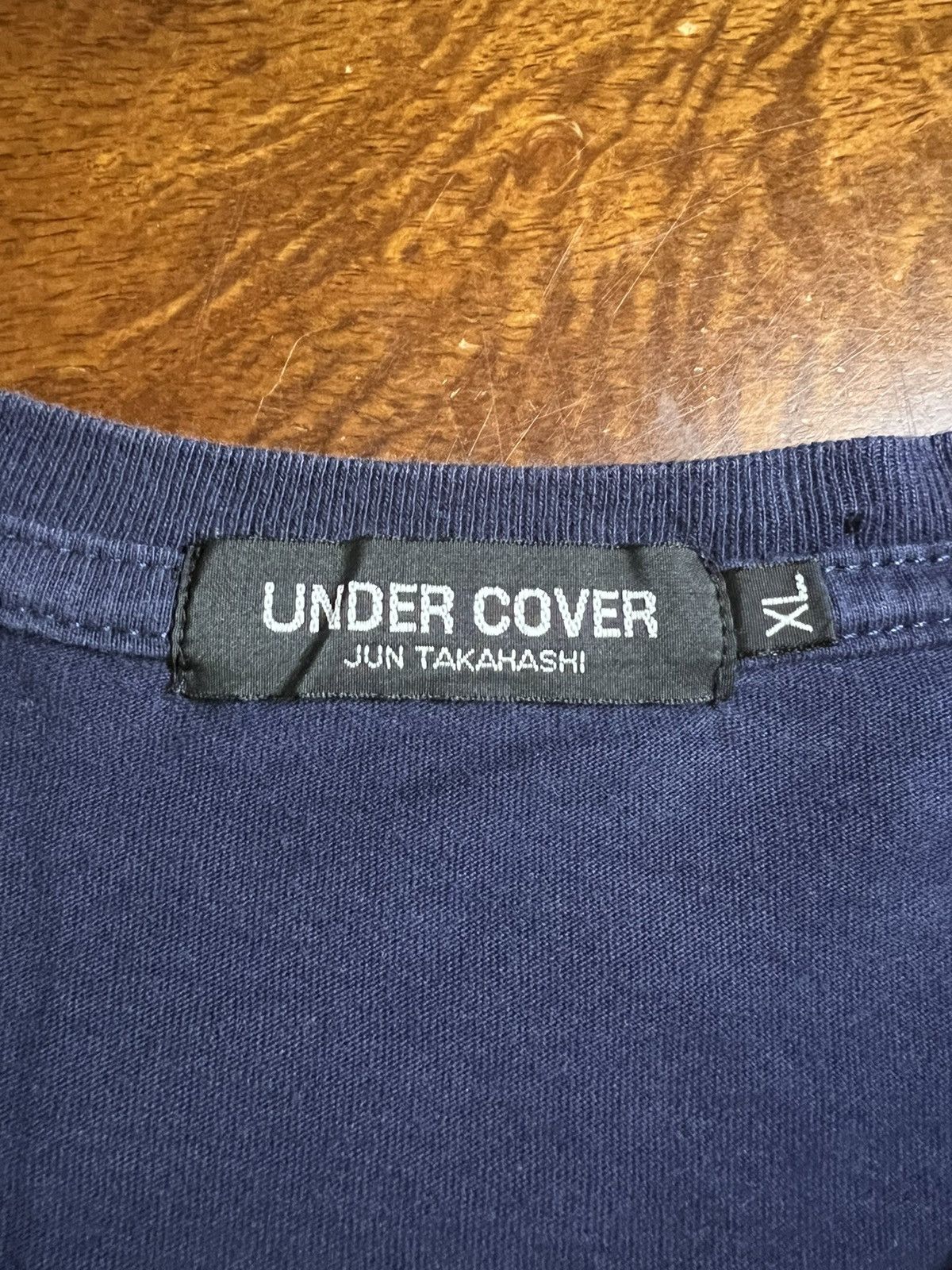 Undercover Vintage Navy Undercover Bear T-Shirt Size US XL / EU 56 / 4 - 4 Thumbnail