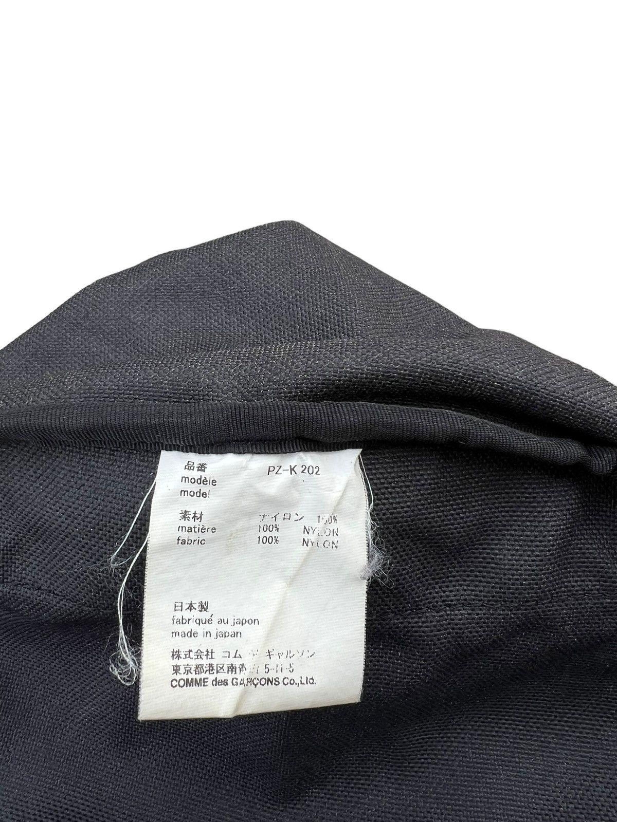 Comme des Garcons Homme Plus Comme des Garçons Homme Plus PZ-K 202 Black Backpack Size ONE SIZE - 23 Thumbnail