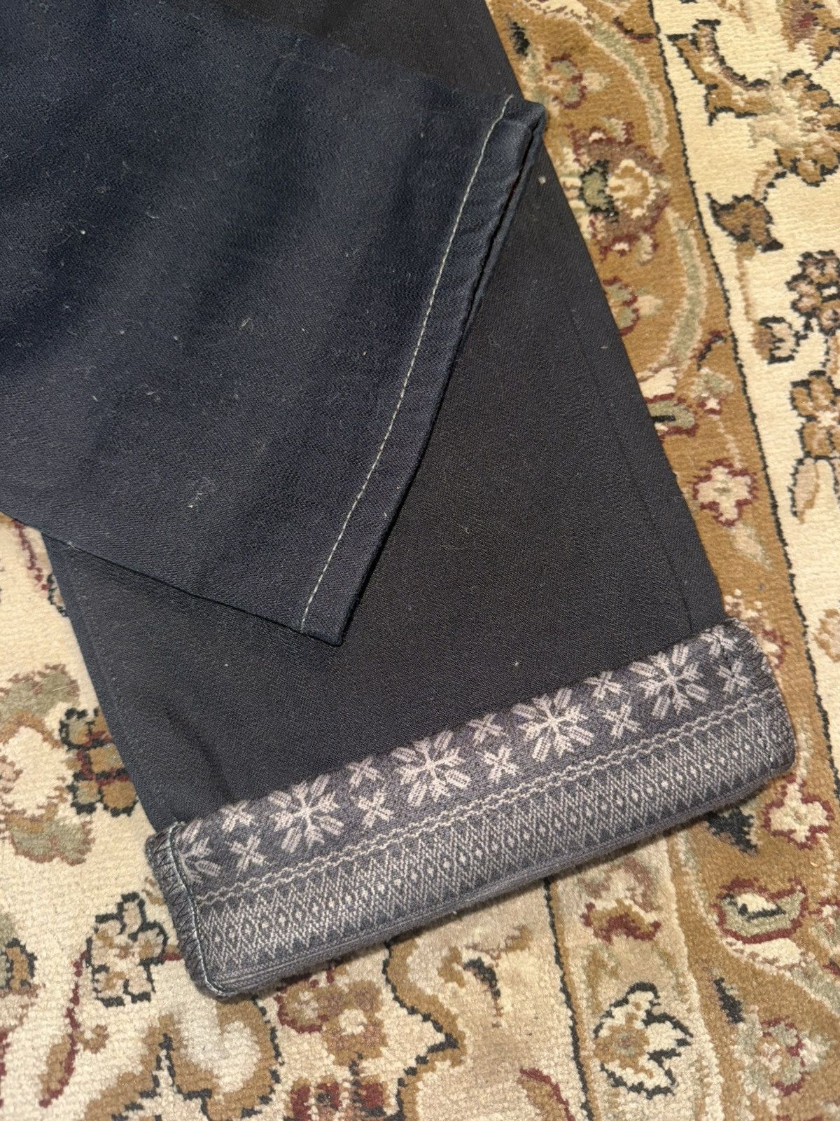 Edwin Edwin Wild Fire Denim Size 31 Fleece Lined Aztec Print Size US 31 - 6 Thumbnail