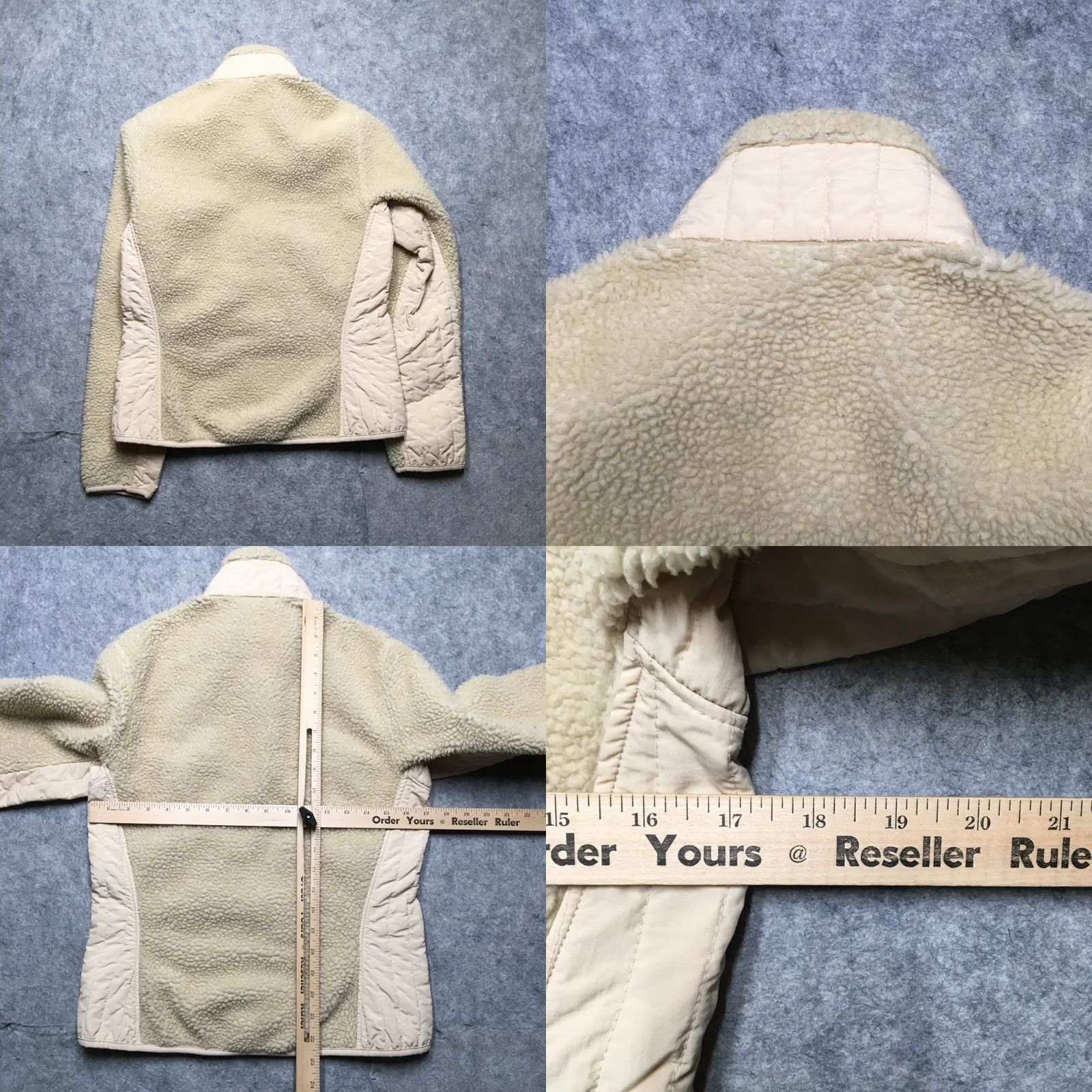 Patagonia Patagonia Jacket Womens S Beige Full Zip Fleece Sherpa 2010 Outdoor Retro USA Islands (Note: If "Islands" not in title, remove) Size S / US 4 / IT 40 - 8 Thumbnail
