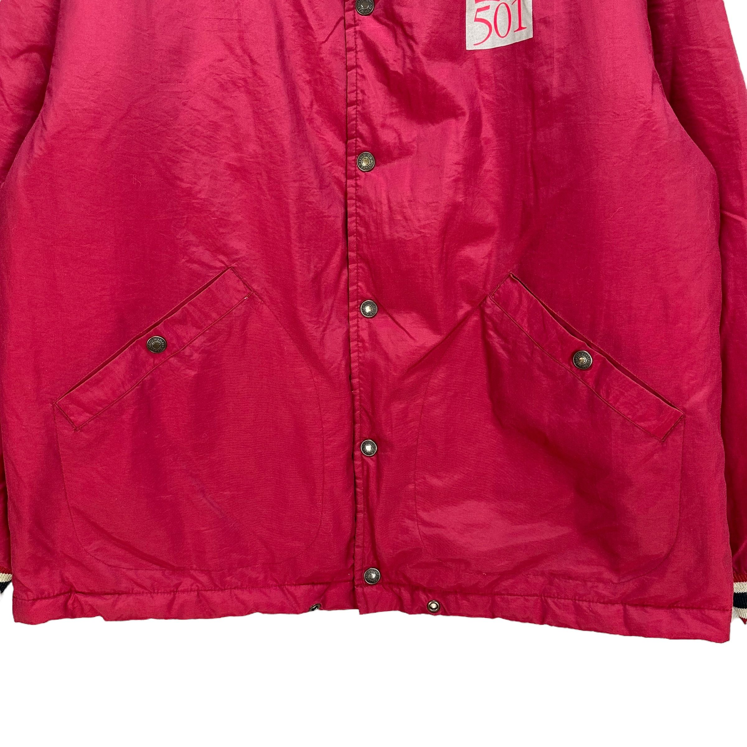 Levi's 92's Levi's Button Your Fly Big Logo Coach Jacket #A11-0264 Size US M / EU 48-50 / 2 - 8 Thumbnail