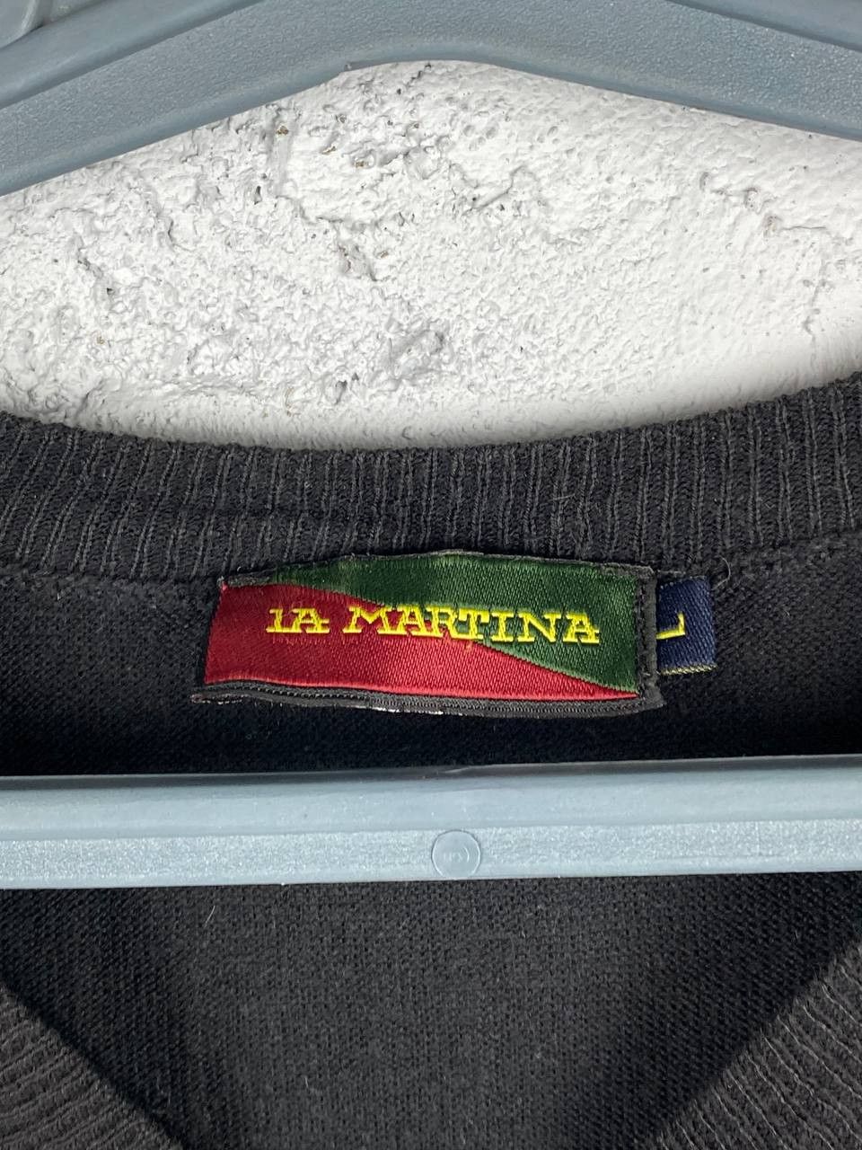 La Martina × Vintage La Martina Polo Ralph Lauren Style T-shirt Knitted Size US L / EU 52-54 / 3 - 5 Thumbnail