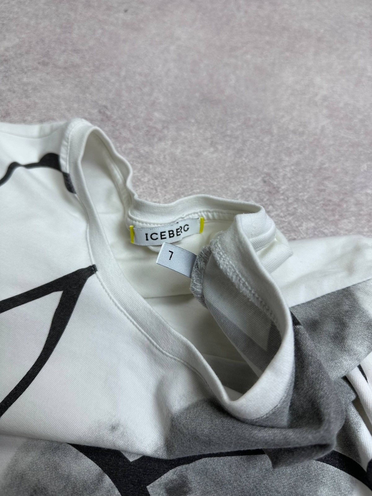 Iceberg Iceberg All Over Print White T-shirt L Size US L / EU 52-54 / 3 - 4 Thumbnail