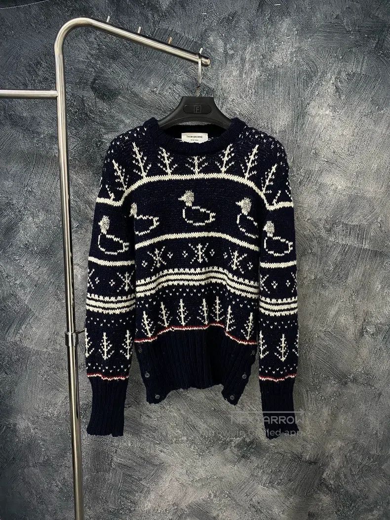 Thom Browne Thom Browne Cute Duck Duckling Sweater Size US S / EU 44-46 / 1 - 1 Thumbnail