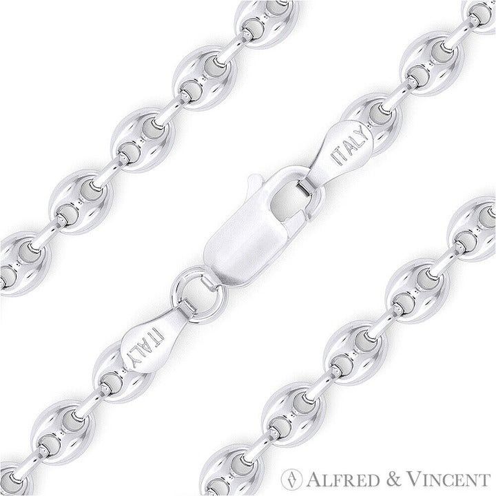 Other Puffed Marina / Mariner Link Italian Chain Bracelet Size ONE SIZE - 1 Thumbnail