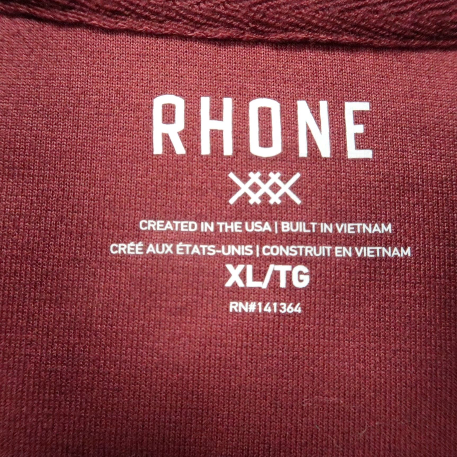 Rhone Rhone Pullover Men XL Purple Red 1/4 Zip Performance Sweater Jumper Size US XL / EU 56 / 4 - 3 Thumbnail