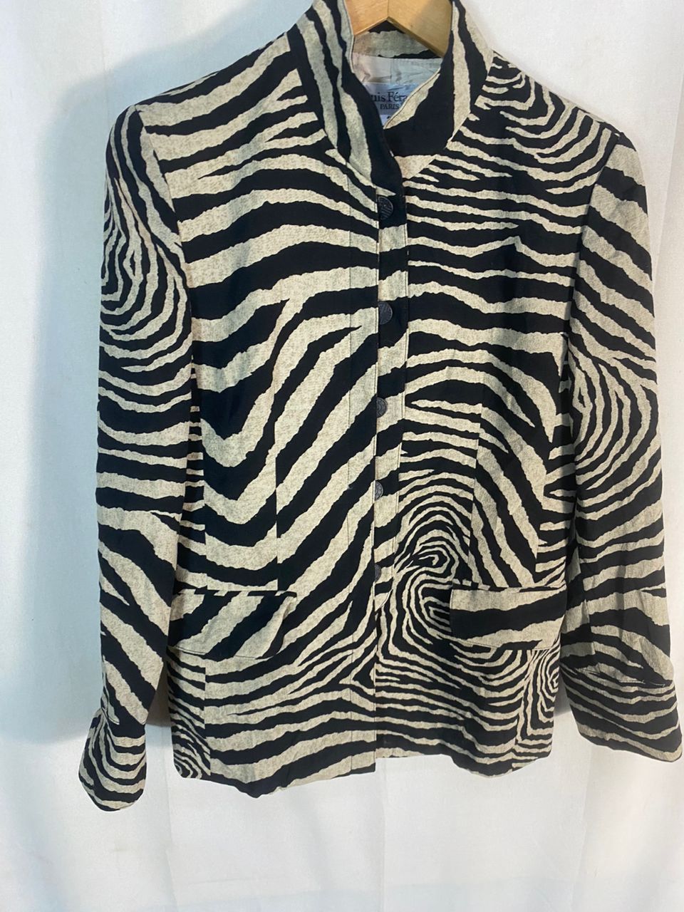 Louis Feraud Louis feraud zebra stripe button up jacket Size M / US 6-8 / IT 42-44 - 4 Thumbnail