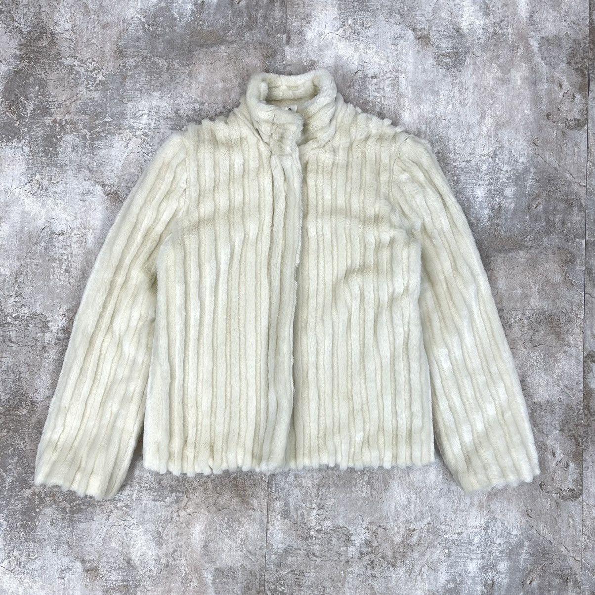 If Six Was Nine × Japanese Brand × Vintage Y2K FAUX FUR JACKET FUZZY FLEECE ZIP Size US M / EU 48-50 / 2 - 2 Thumbnail