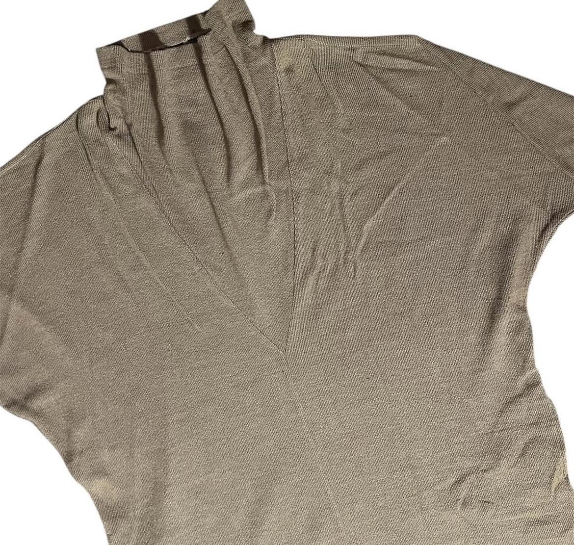 Issey Miyake 2000s Plantation Batwing Wool Knit Dress Size M / US 6-8 / IT 42-44 - 3 Thumbnail