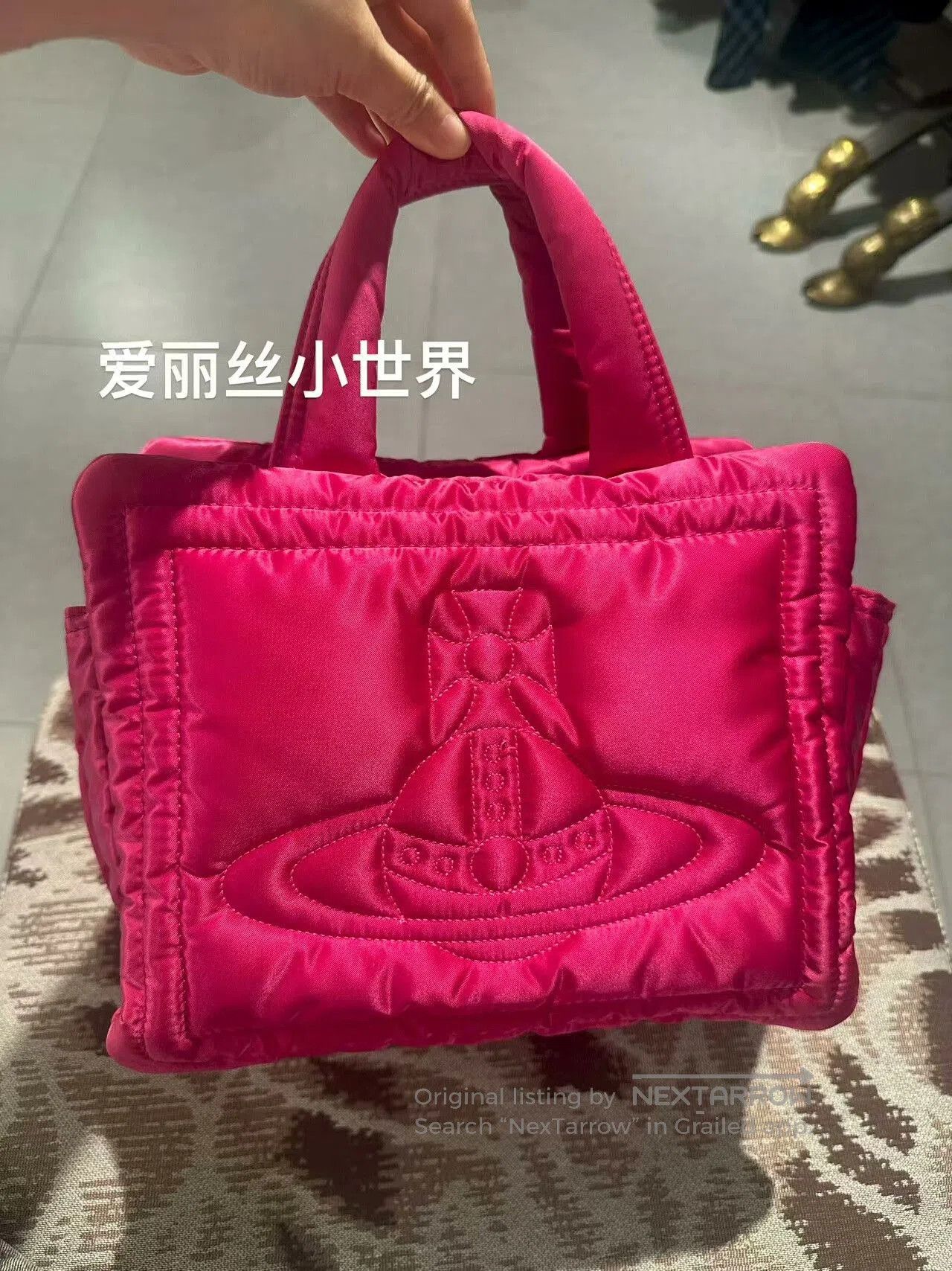 Vivienne Westwood Vivienne Westwood Pink Saturn Crossbody Bag. Size ONE SIZE - 2 Thumbnail