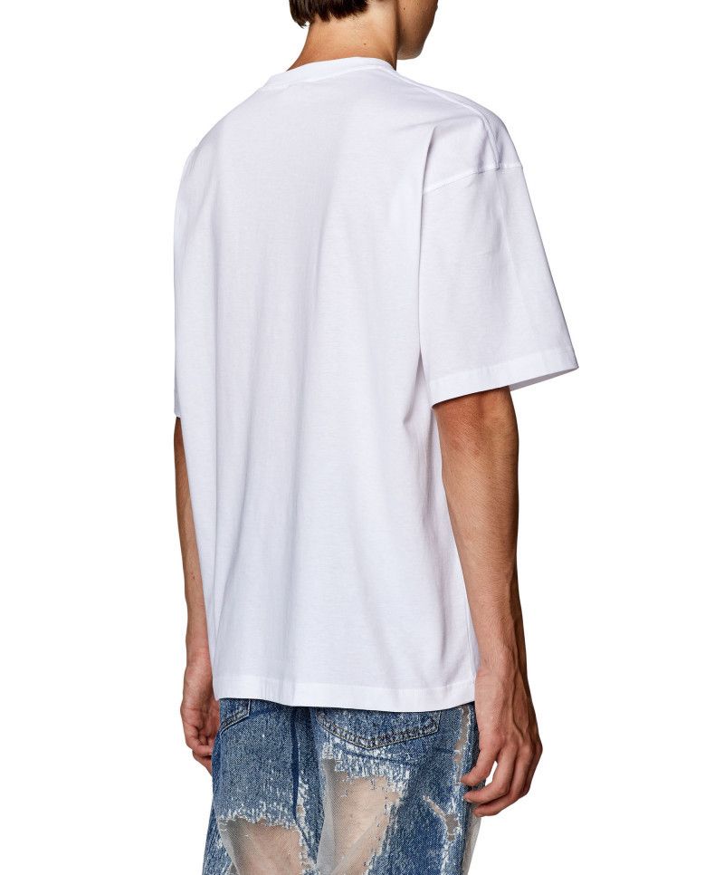 Diesel o1mle0426 T-Nabel T-Shirt in White Size US XXL / EU 58 / 5 - 3 Thumbnail