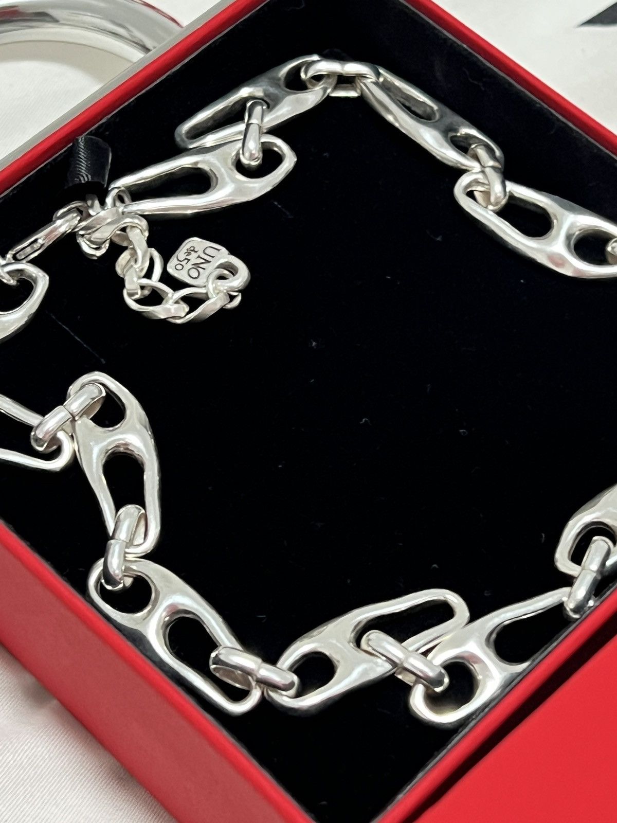 Designer × Other Uno de 50 Sterling silver-plated necklace and small links Size ONE SIZE - 4 Thumbnail