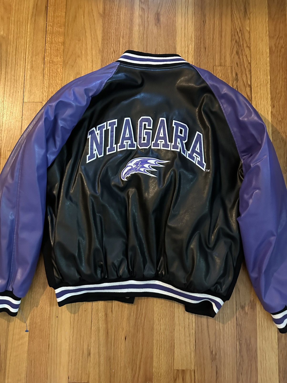 Vintage Vintage “Niagara University” Varsity Jacket Size US L / EU 52-54 / 3 - 2 Thumbnail