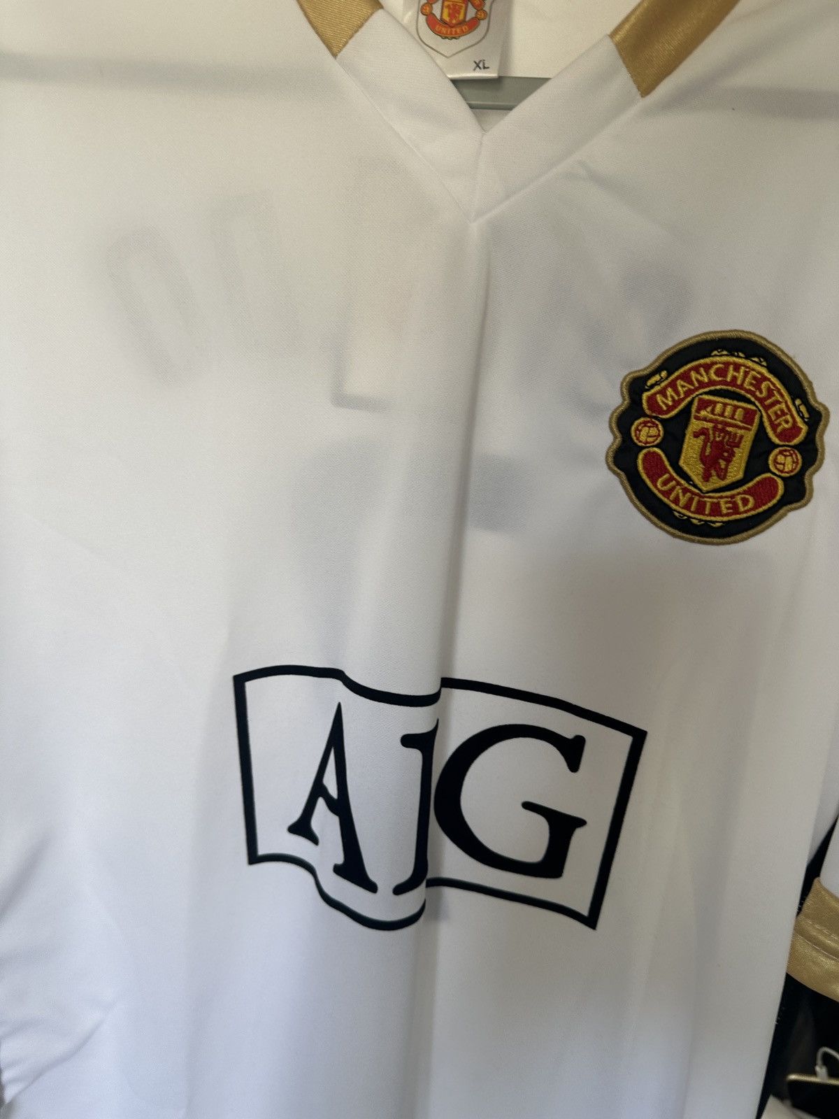 Umbro Vintage Manchester United Soccer Away Jersey #7 Ronaldo Away Size US XL / EU 56 / 4 - 7 Thumbnail