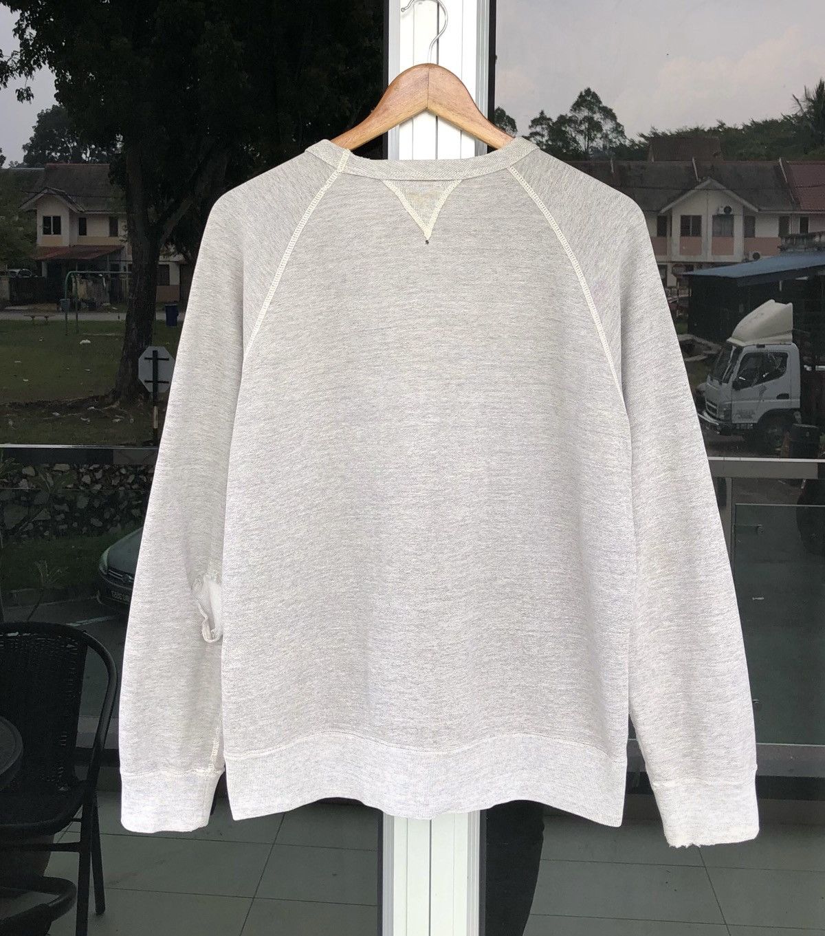 The Real McCoy's 🔥VTG THRASHED The Real Mccoys MC13021 10oz. Sweatshirt Grey Size US L / EU 52-54 / 3 - 3 Thumbnail