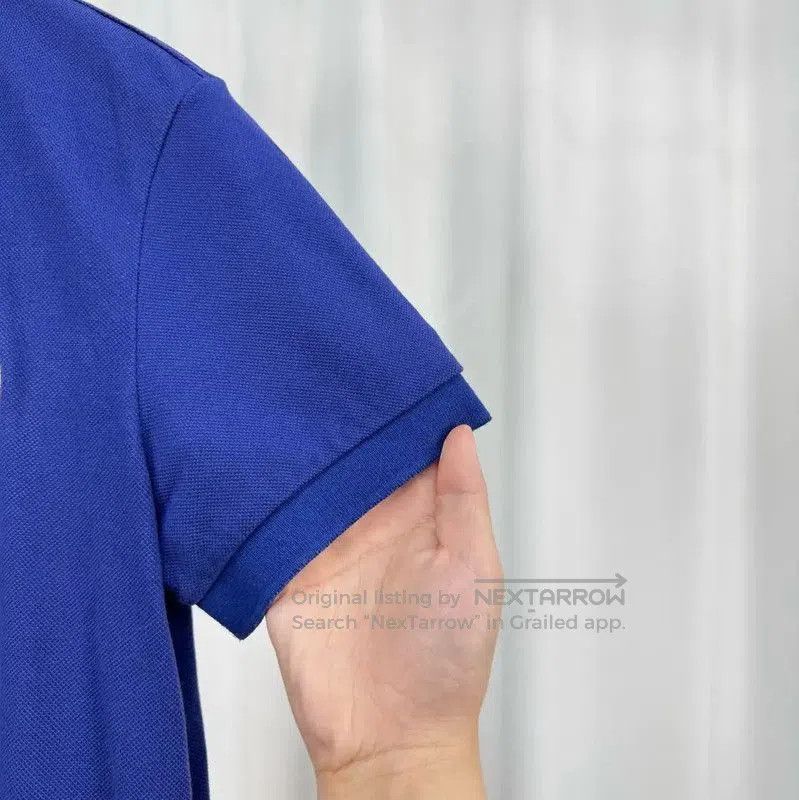 Burberry Burberry Blue Cotton Short Sleeve Polo Shirt. Size M / US 6-8 / IT 42-44 - 4 Thumbnail