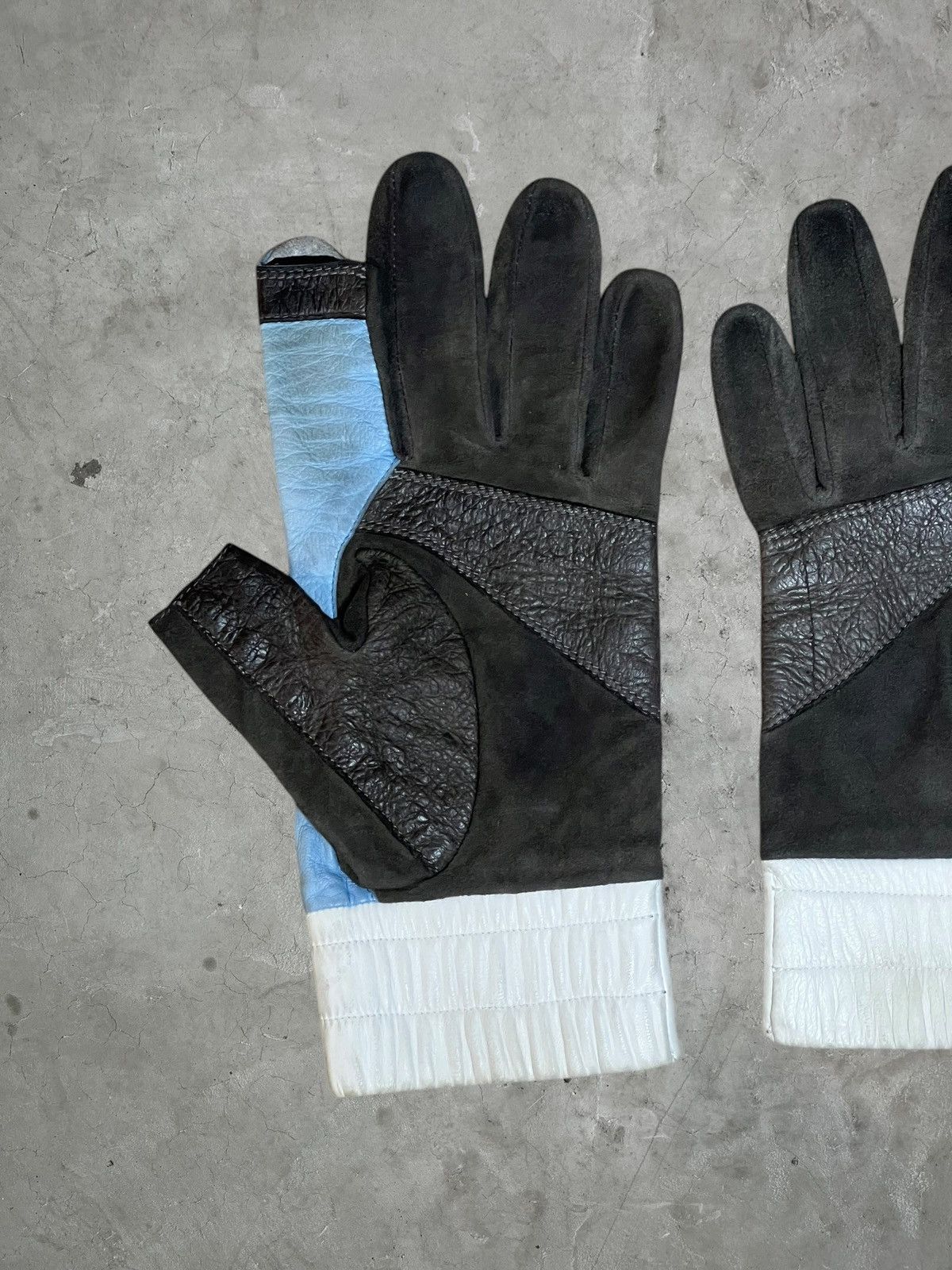 Rick Owens Rick Owens Leather Racing Gloves Size ONE SIZE - 5 Thumbnail