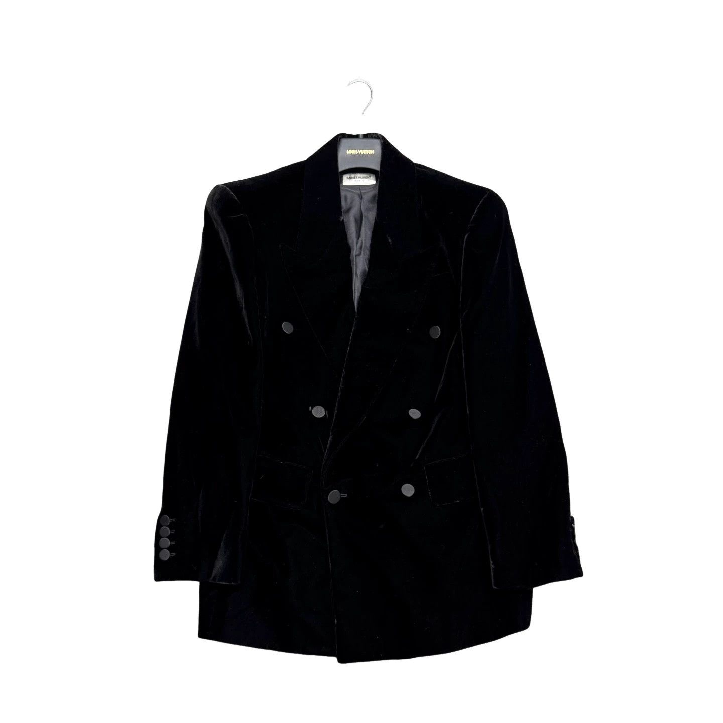 Saint Laurent Paris Saint Laurent Double Breasted Velvet Blazer Size 46 Size 36R - 1 Thumbnail