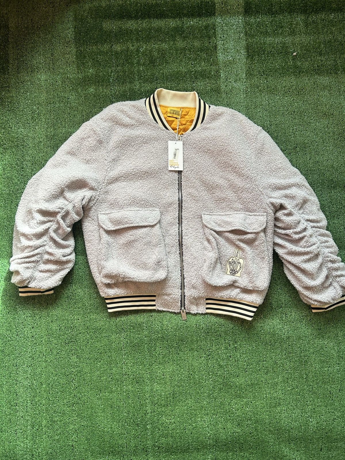 Diet Starts Monday Fuzzy bomber jacket Size US XL / EU 56 / 4 - 1 Thumbnail