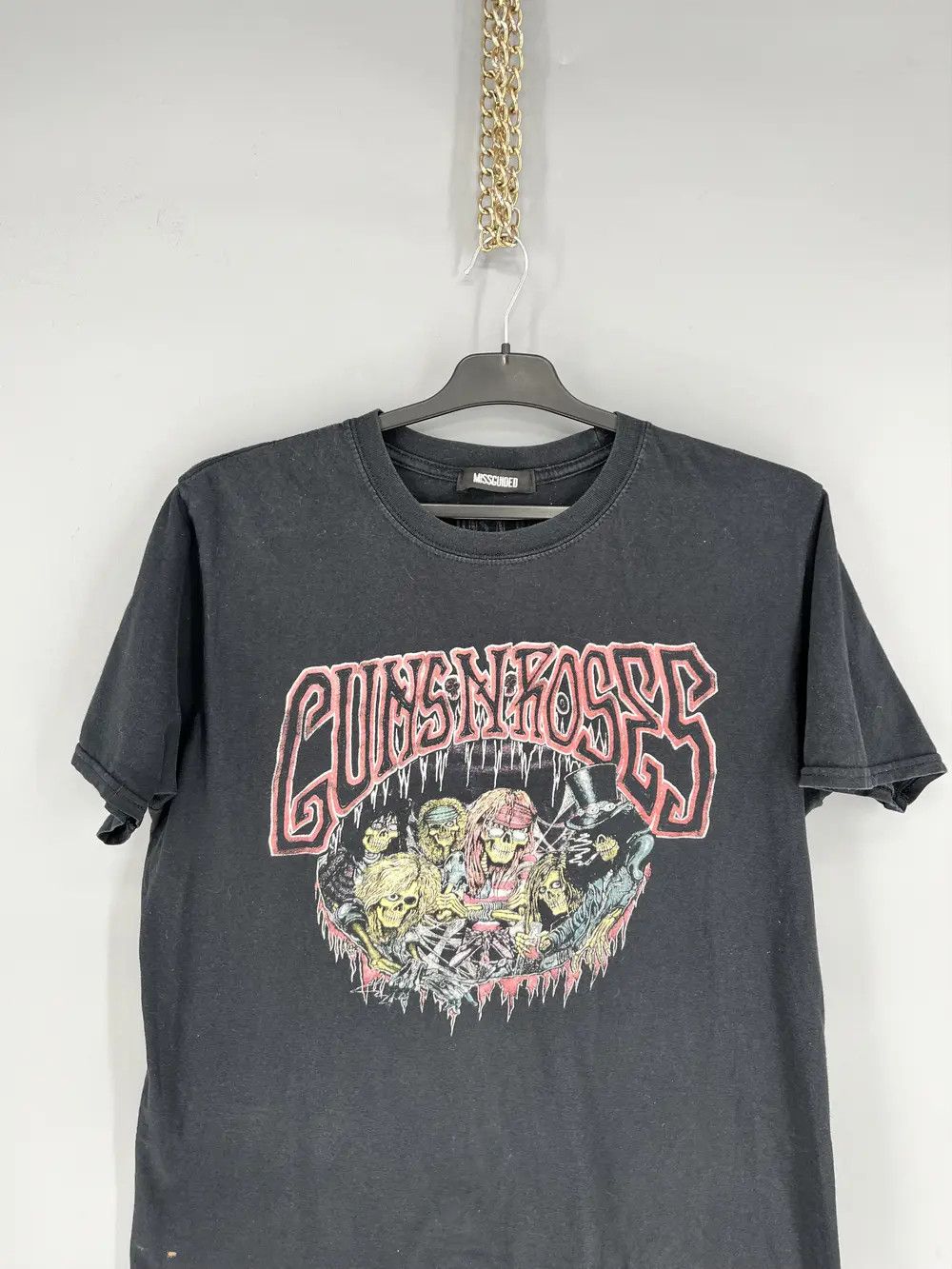 Band Tees Vintage Guns N’ Roses 🌹 Big Logo Double Sided T-Shirt Size US L / EU 52-54 / 3 - 6 Thumbnail
