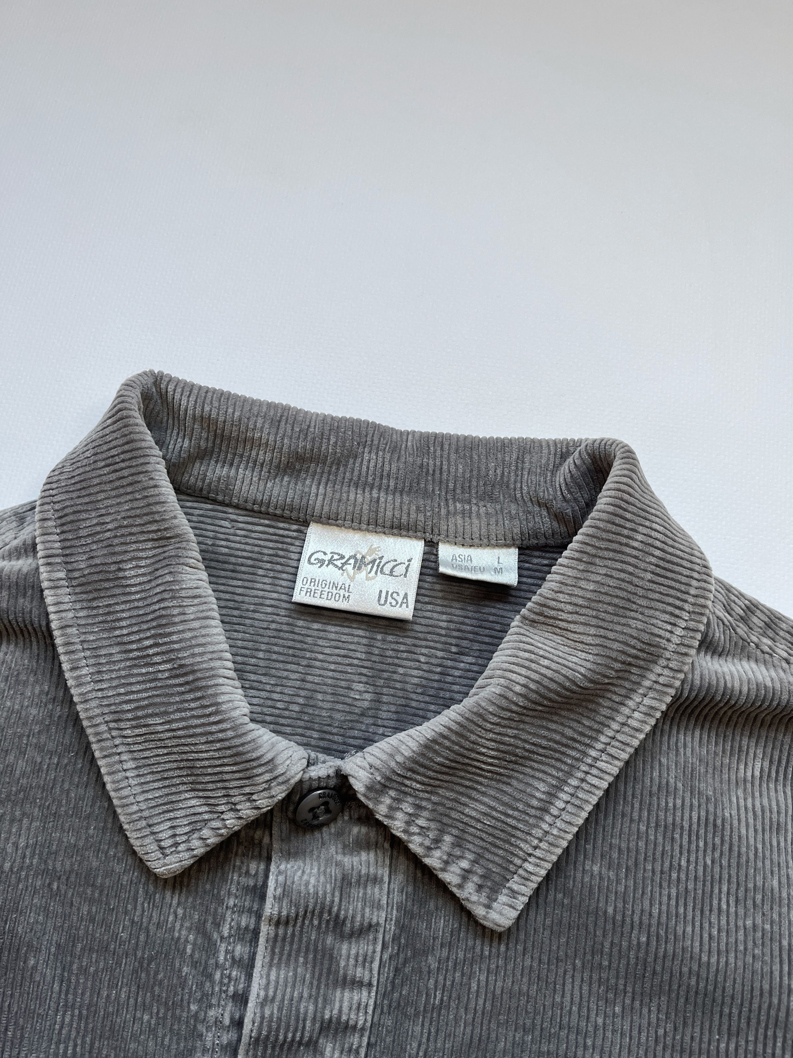 Gramicci Vintage Gramicci Corduroy Trucker Jacket Grey Size US M / EU 48-50 / 2 - 10 Thumbnail