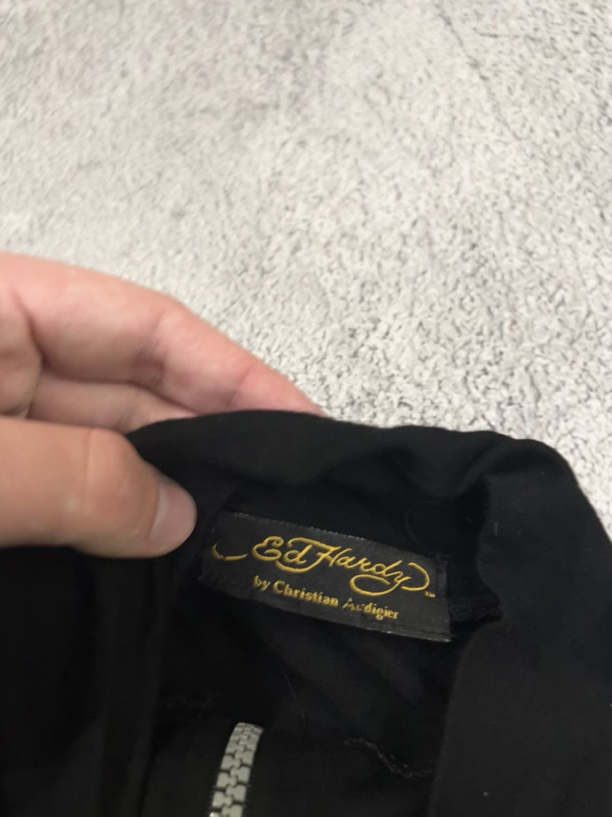 Ed Hardy Vintage Y2k Ed Hardy Roses 🌹 Zip Sweatshirt 00’s Size S / US 4 / IT 40 - 9 Thumbnail