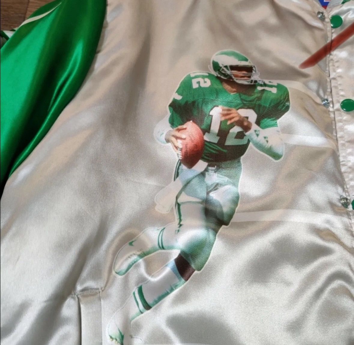 NFL × Starter × Vintage 💎 ViNTaGe 💎 Philadelphia Eagles STaRLiNe FaNiMaTioN JaCKeT 🧥 Size US M / EU 48-50 / 2 - 3 Thumbnail