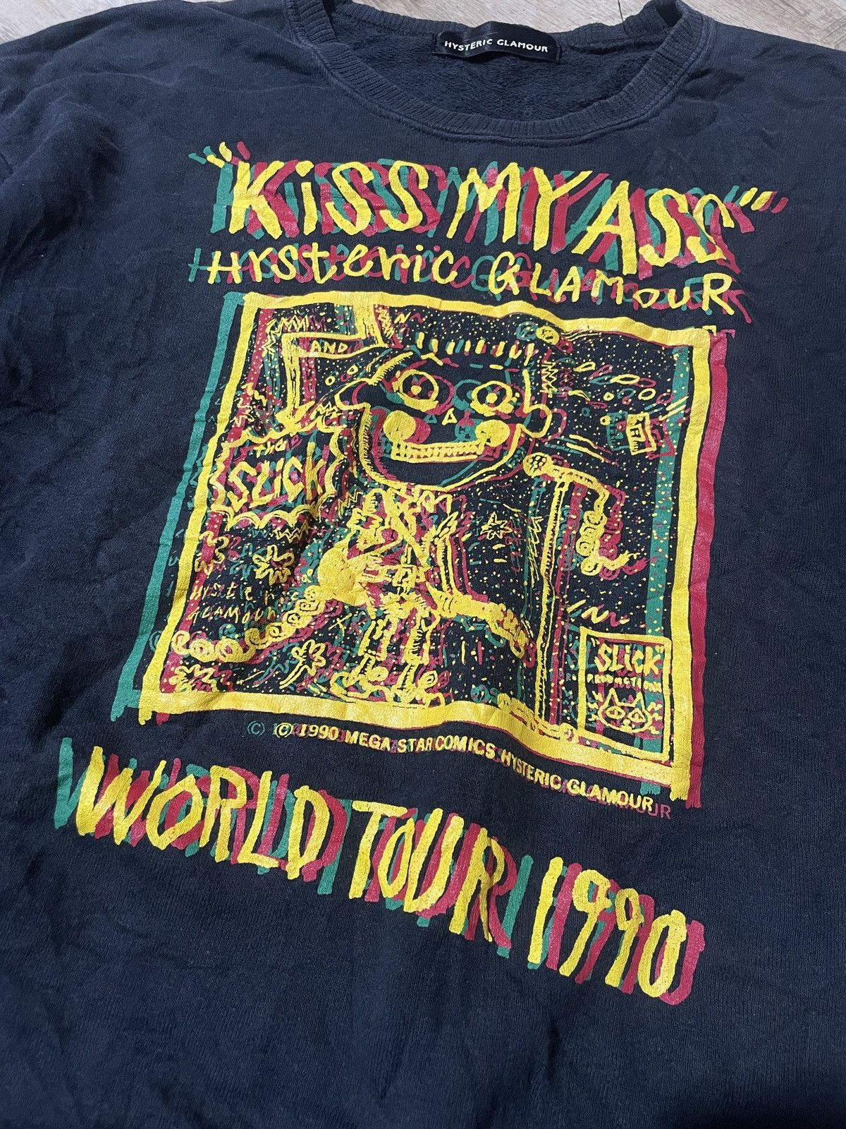 Hysteric Glamour 1990’s Hysteric Glamour - Kiss My Ass Sweathshirt Size US M / EU 48-50 / 2 - 6 Thumbnail